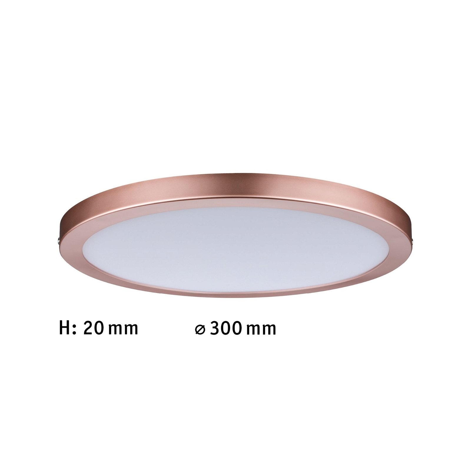 Kunststoff«, rund »Atria 22W BAUR 230V 1450lm 2700K 1 Rosegold | flammig-flammig LED 300mm Paulmann Panel