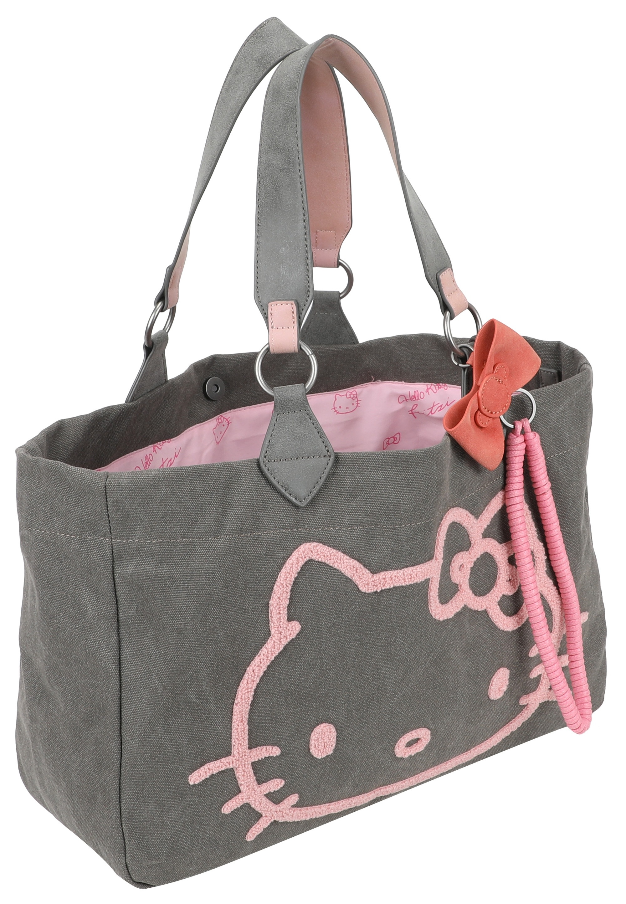 Fritzi aus Preußen Henkeltasche »Izzy Medium Limited Head Flocked«, im tollen Hello Kitty-Design
