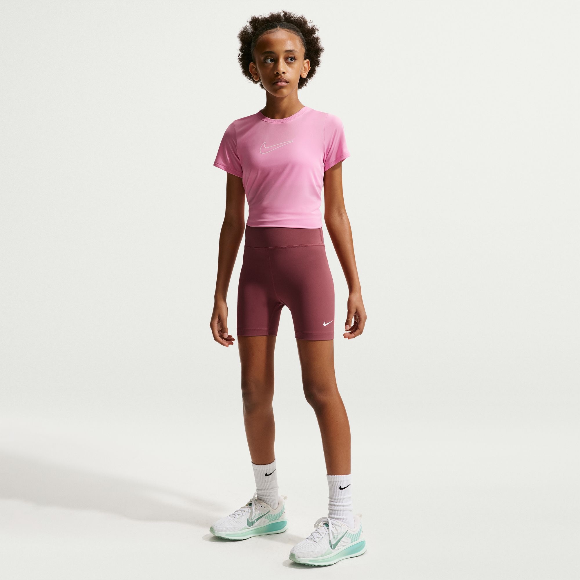 Nike Shorts »Nike One Big Kids' (Girls') Dri-FIT 5" Biker Shorts«  weiches, elastisches Material, schweißableitende Technologie