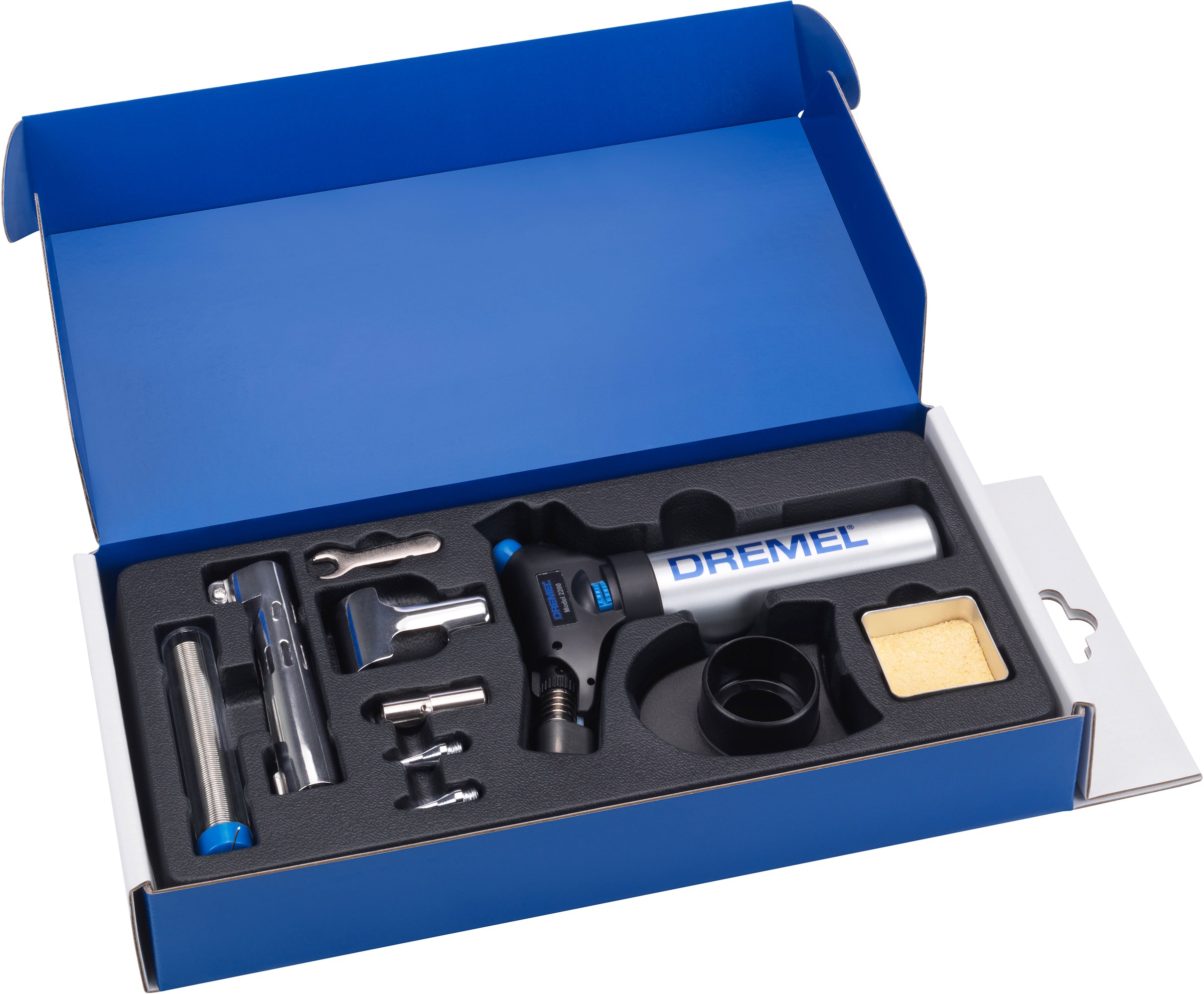 Bosch Home & Garden Lötkolben »»VersaFlame« (2200-5)«, Piezo, Tankinhalt 34ml, Multifunktionaler Butangas Lötkolben