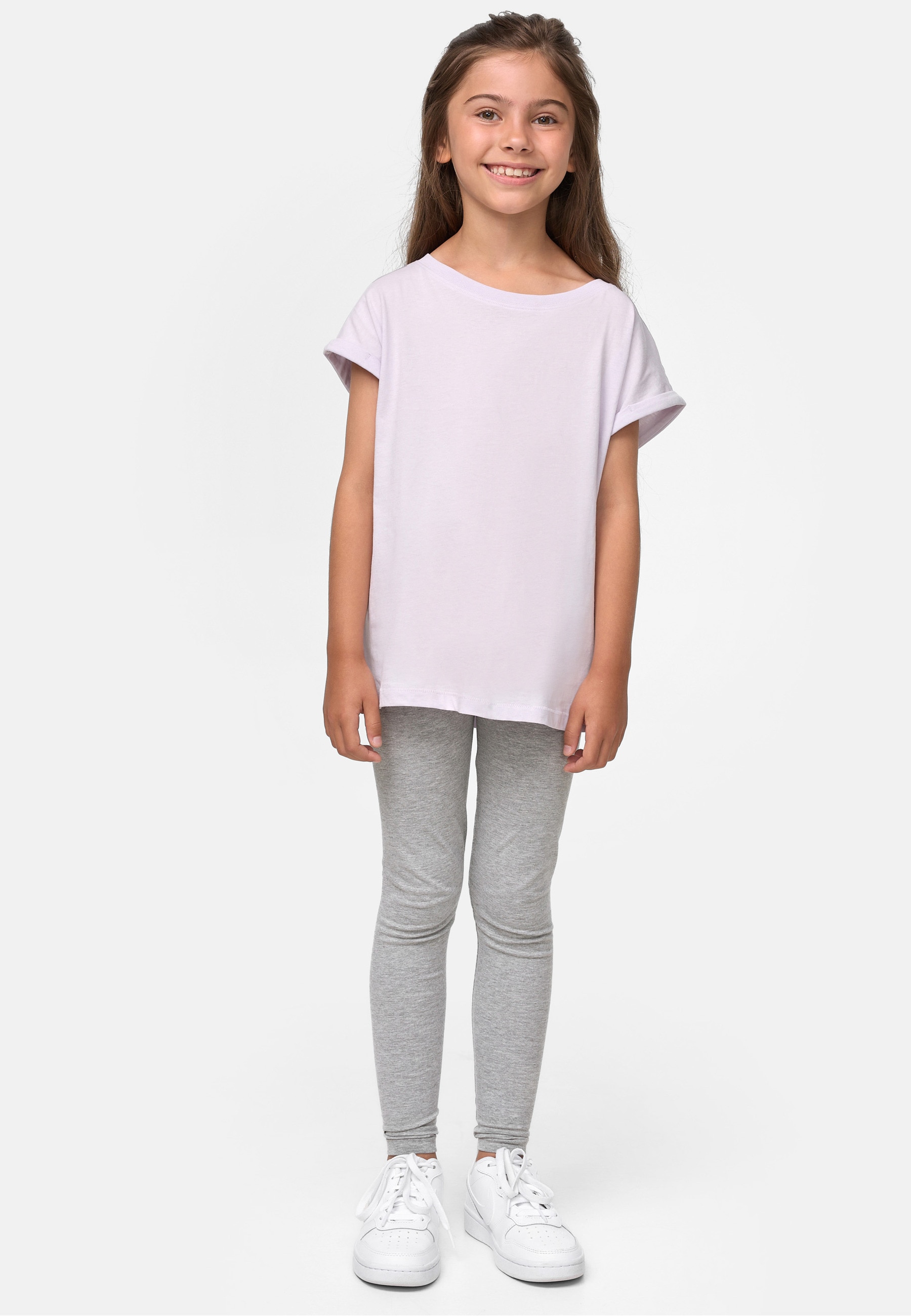 URBAN CLASSICS T-Shirt »Urban Classics Damen Girls Organic Extended Shoulder Tee« 1 Stk.