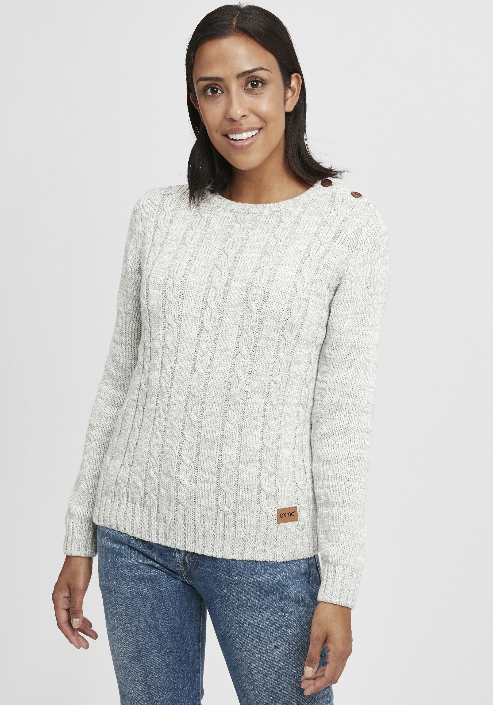 OXMO Strickfleece-Pullover "Strickpullover OXPhia" günstig online kaufen