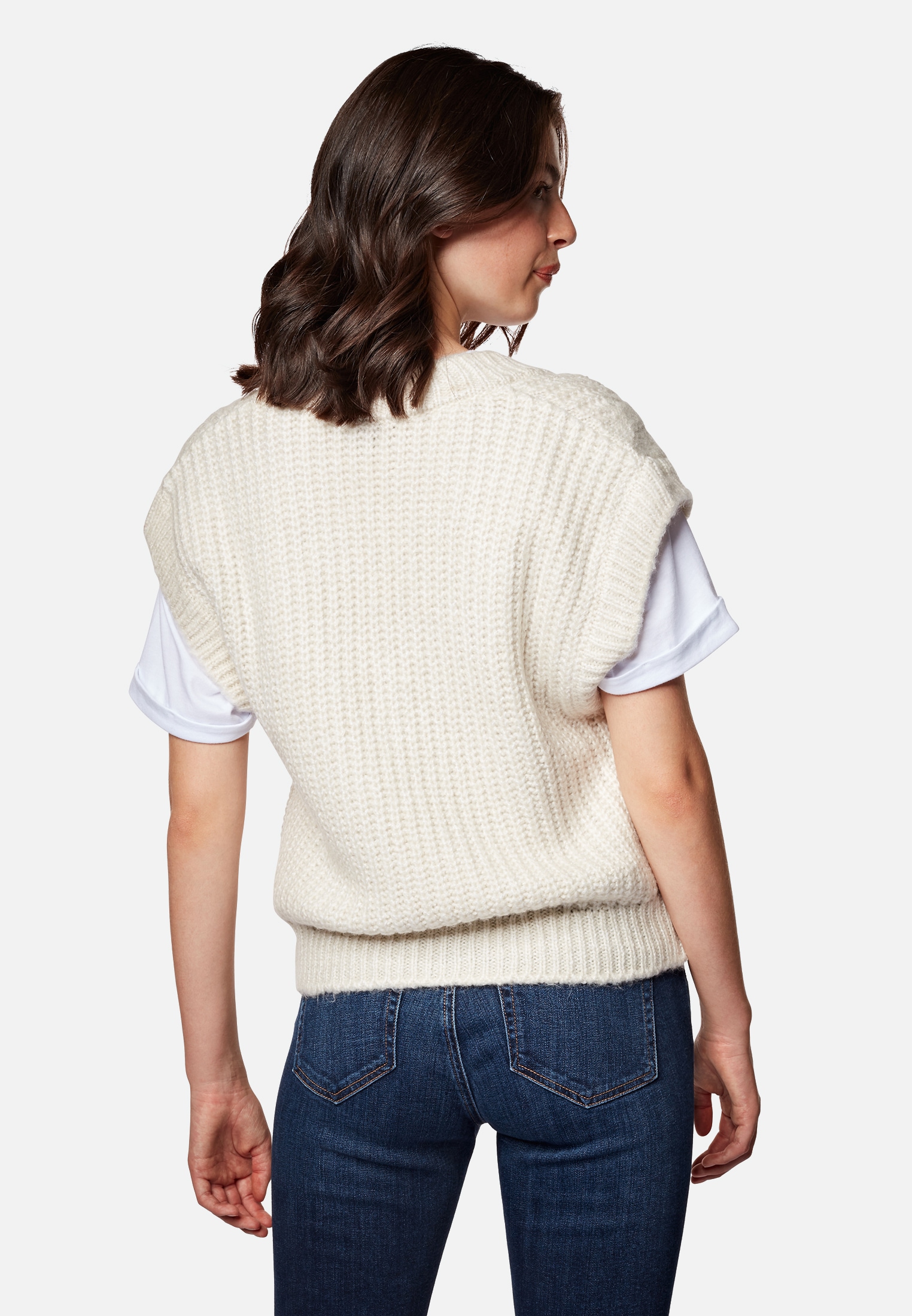 Mavi Pullunder »SLEEVELESS SWEATER«, Strickpullunder mit Muster