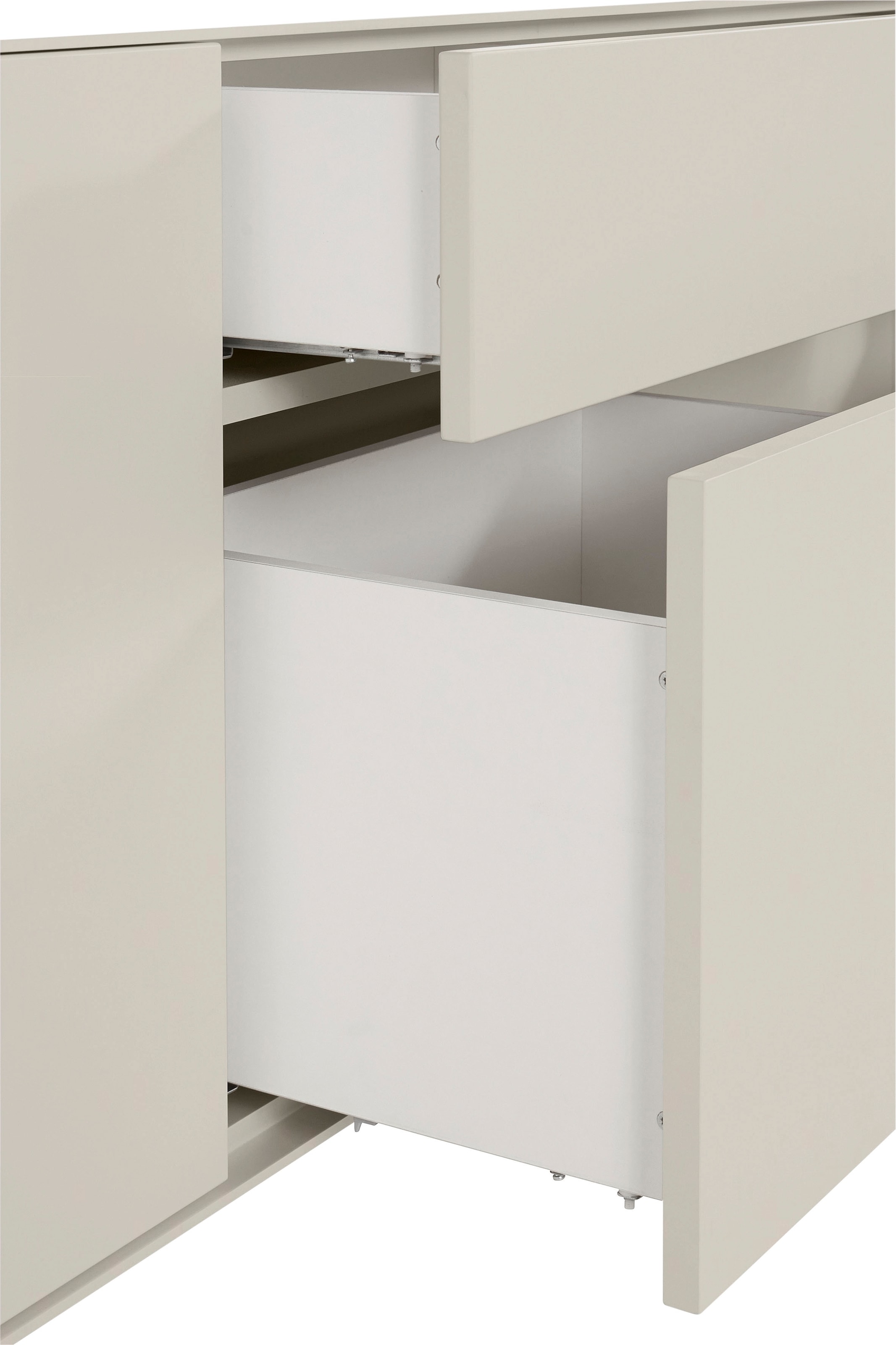 LeGer Home by Lena Gercke Lowboard »Essentials«, Breite: 167 cm, MDF lackiert, Push-to-open-Funktion