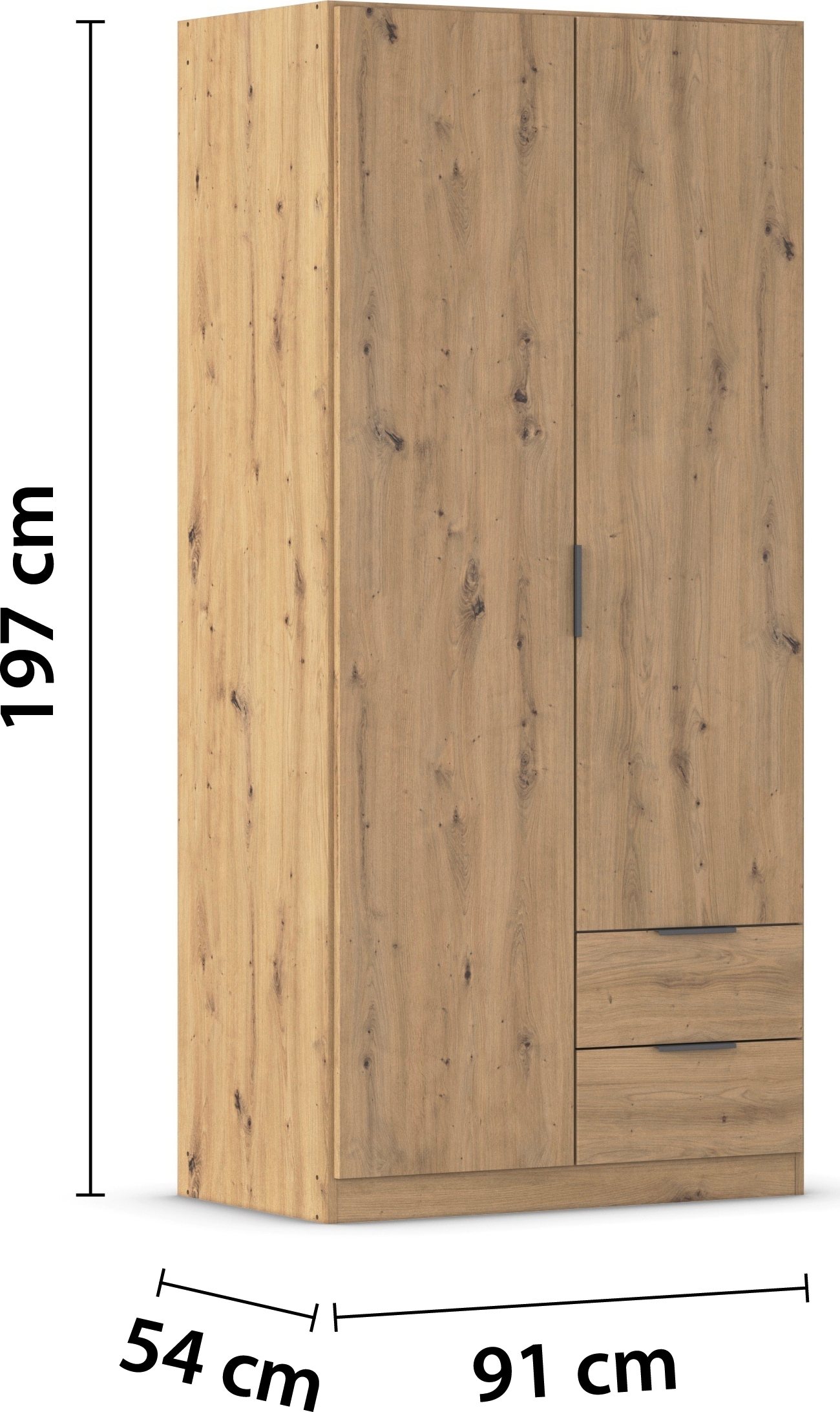 rauch Kleiderschrank »Drehtürenschrank Schrank Garderobe Ankleide Schlafzimmer LAGOA« 3 verschiedene Ausstattungen BASIC/CLASSIC/PREMIUM (inkl. SOFT-CLOSE),  mit geräumigen Schubladen, optional mit Aufsatz MADE IN GERMANY