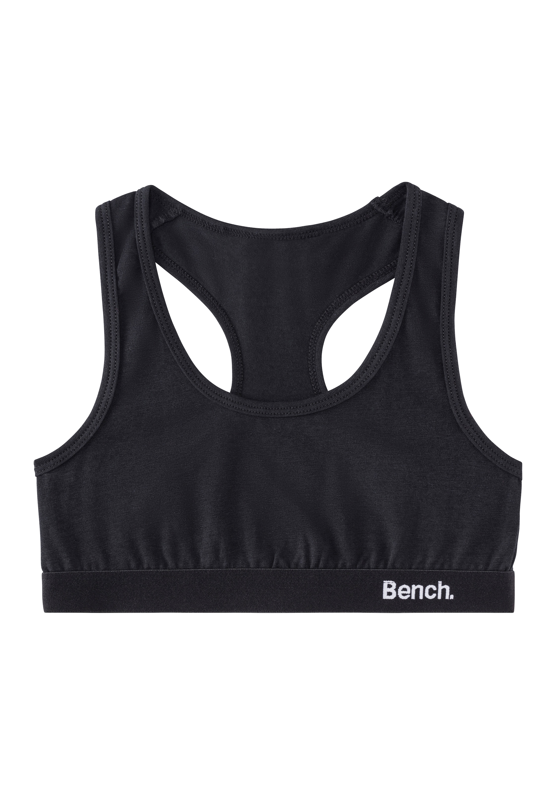 Bench. Bustier, im sportlichen Look mit Ringerrücken