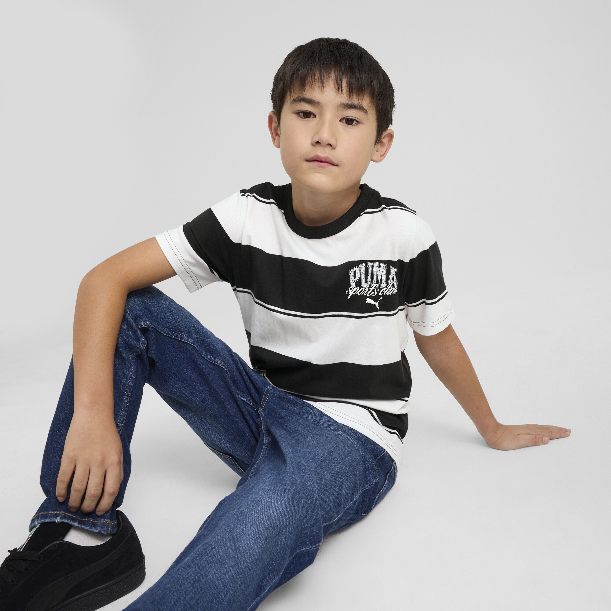PUMA T-Shirt »PUMA Class Gestreiftes T-Shirt Jungen«