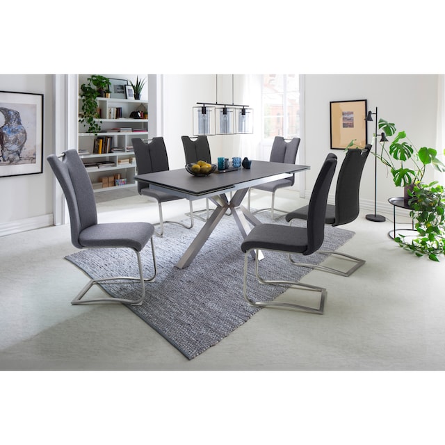 MCA furniture Freischwinger »Artos XL«, (Set), 2 St., 2-er Set, Stuhl mit  Griffloch, belastbarkeit bis 140 kg kaufen | BAUR