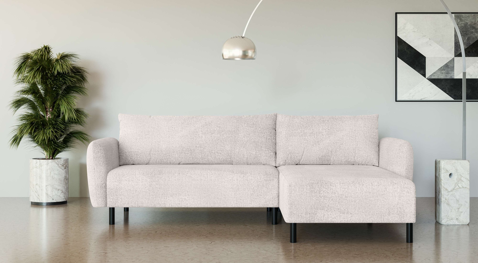 Home affaire Ecksofa "Glandine" L-Form