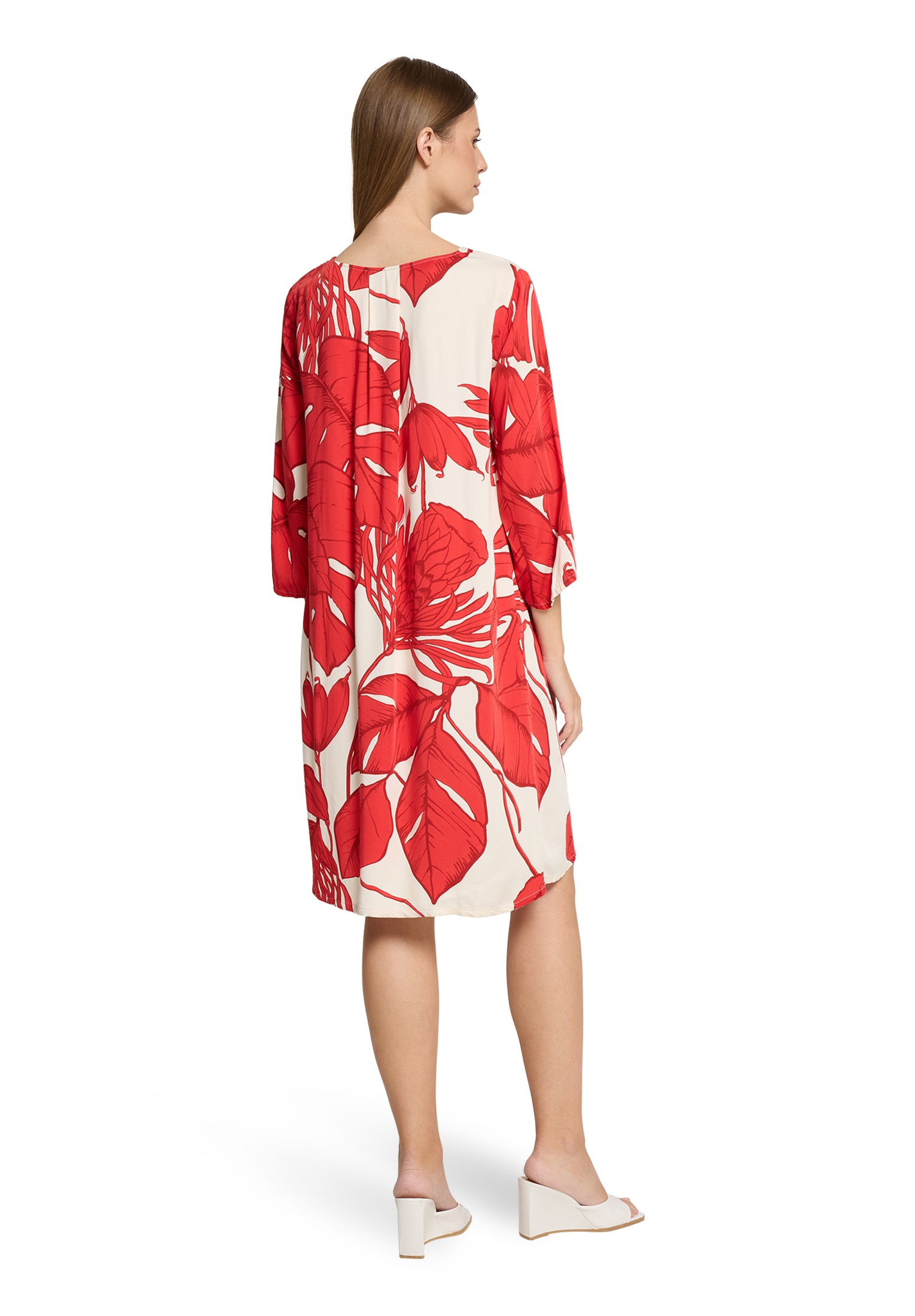Betty Barclay Sommerkleid »Betty Barclay Damen Sommerkleid mit V-Ausschnitt«, Form