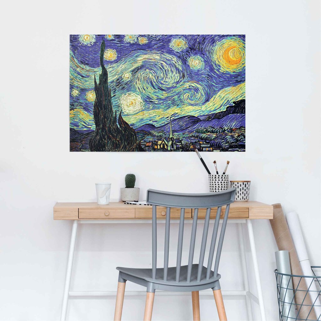 Reinders! Poster »Sternennacht Vincent van Gogh«, (1 St.)