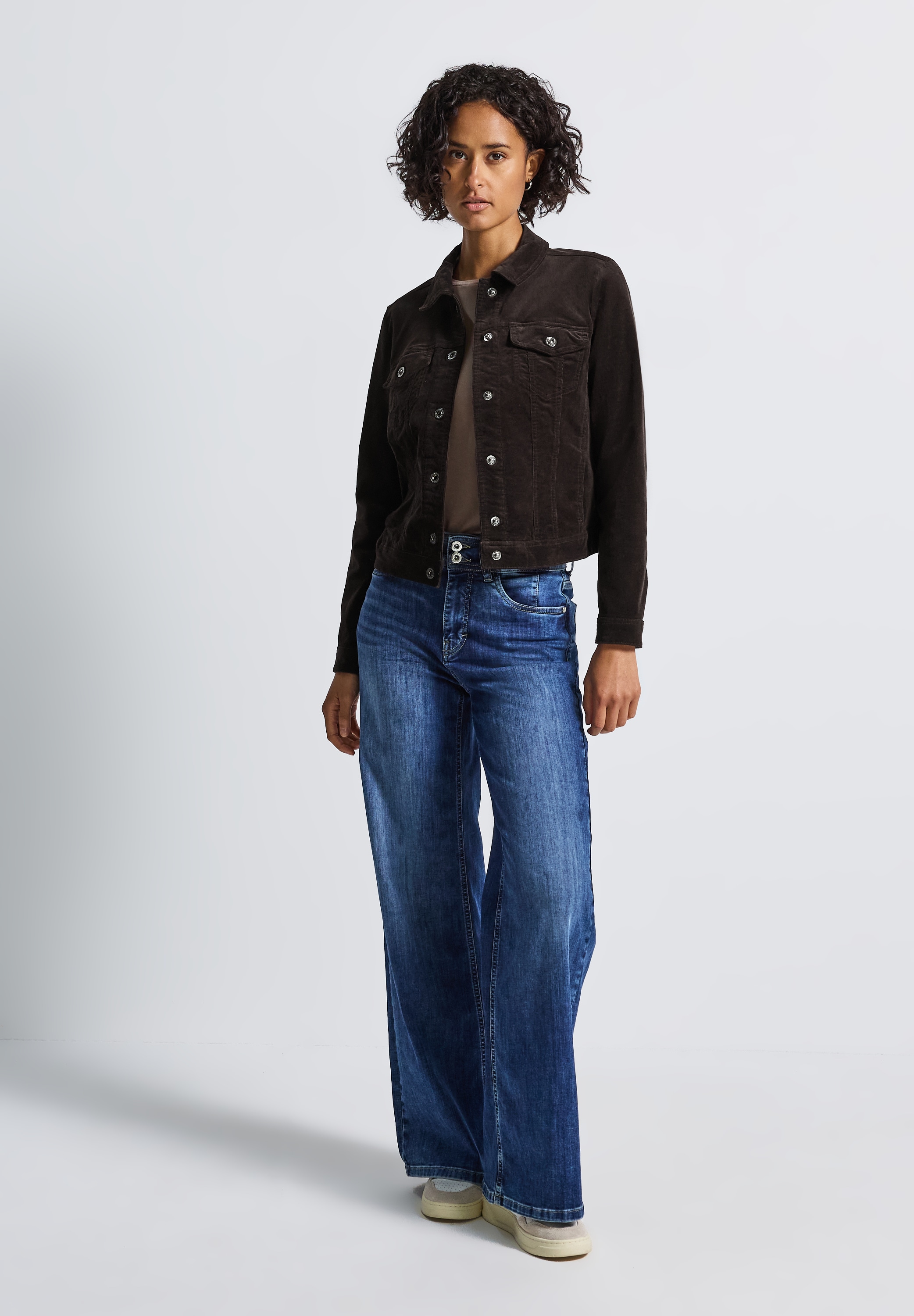 STREET ONE Cordjacke, ohne Kapuze, in Cord-Optik