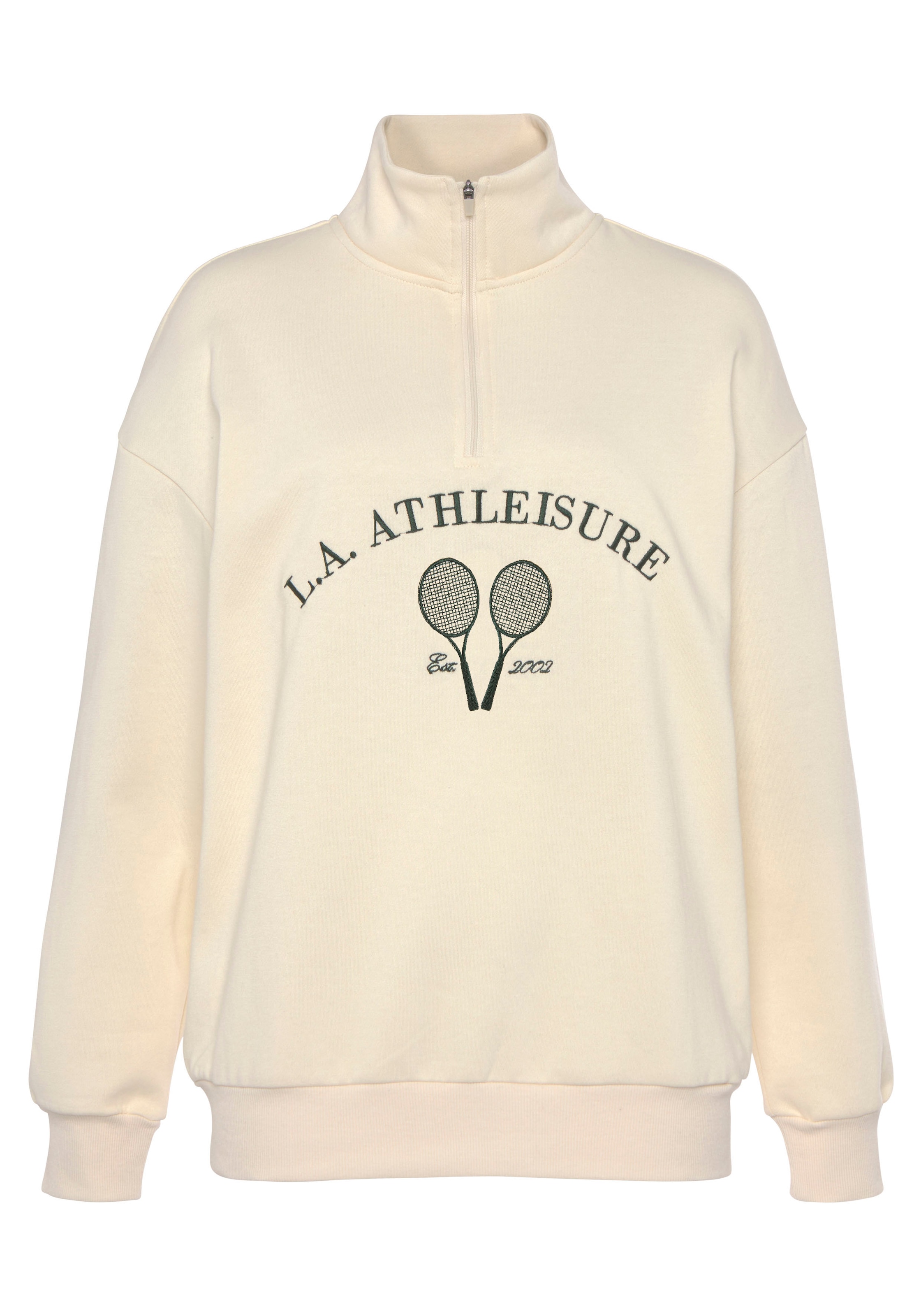 LASCANA ACTIVE Sweatshirt »Tennis«, mit Stehkragen und Reißverschluss