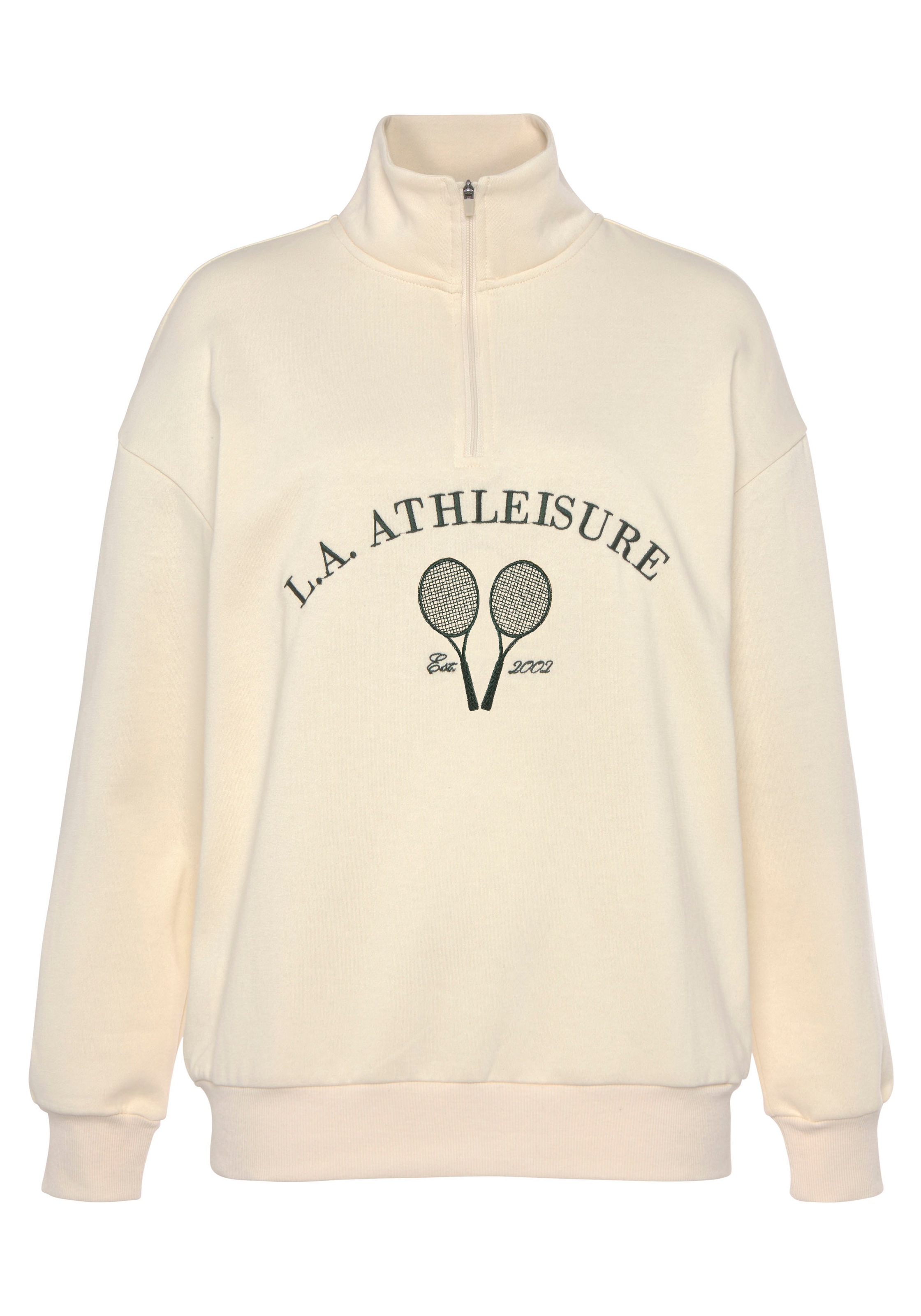 LASCANA ACTIVE Sweatshirt "Tennis", mit Stehkragen und Reißverschluss günstig online kaufen