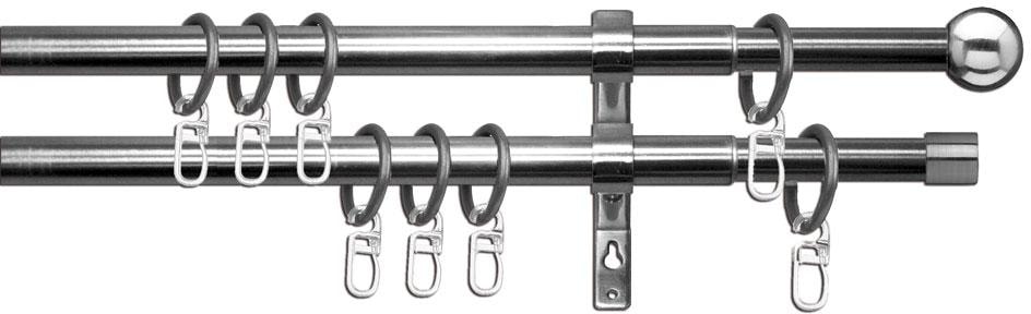 OTTO home Gardinenstange "Bari" Ø 16 mm 2 läufig-läufig ausziehbar stufenlo günstig online kaufen