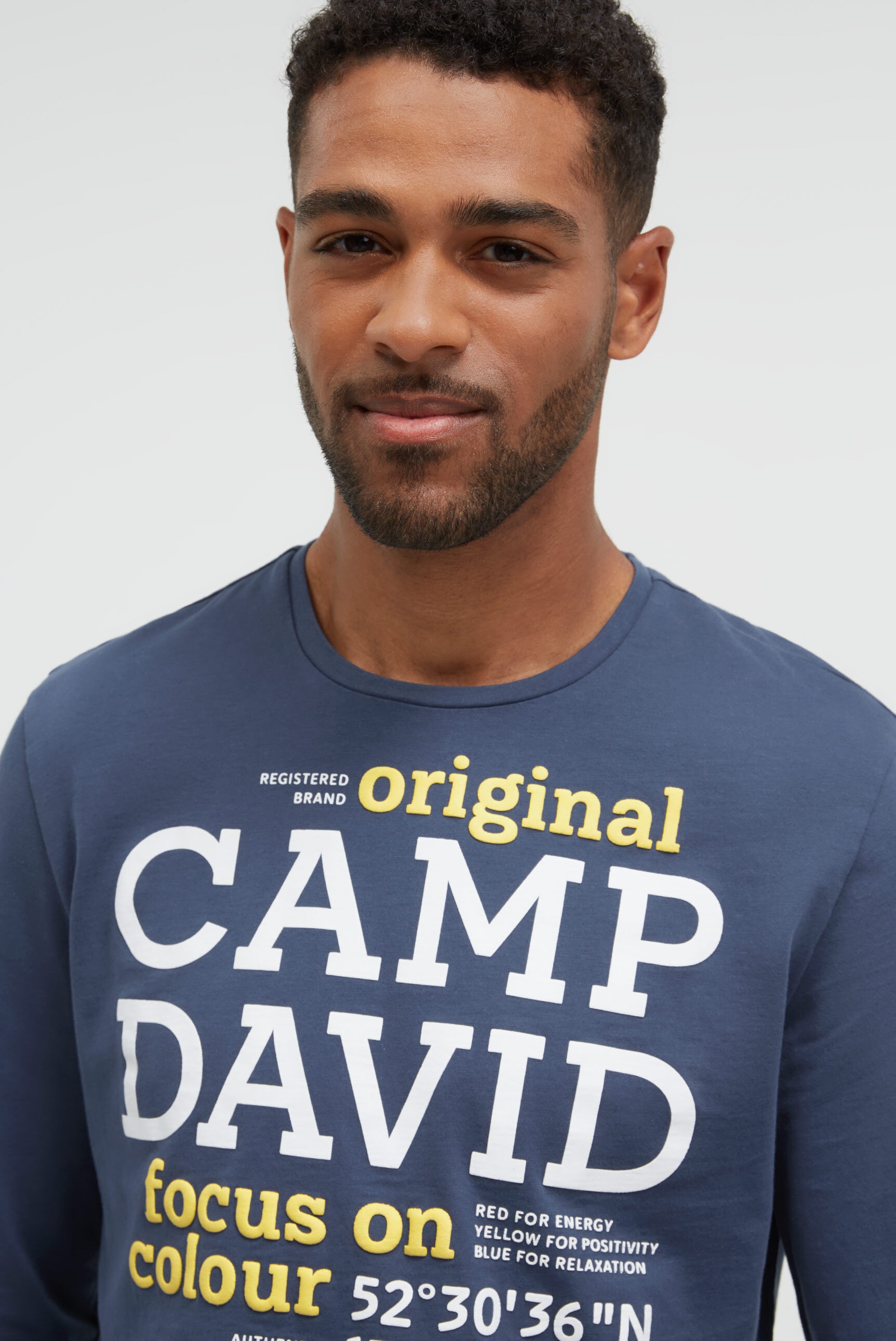 CAMP DAVID Rundhalsshirt