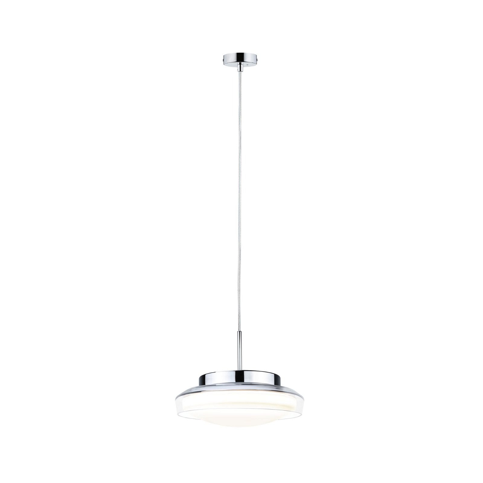 Paulmann LED Pendelleuchte »Selection BAUR Glas/Metall«, Chrom 11,5W 1 Luena flammig-flammig | Bathroom 3000K 230V IP44