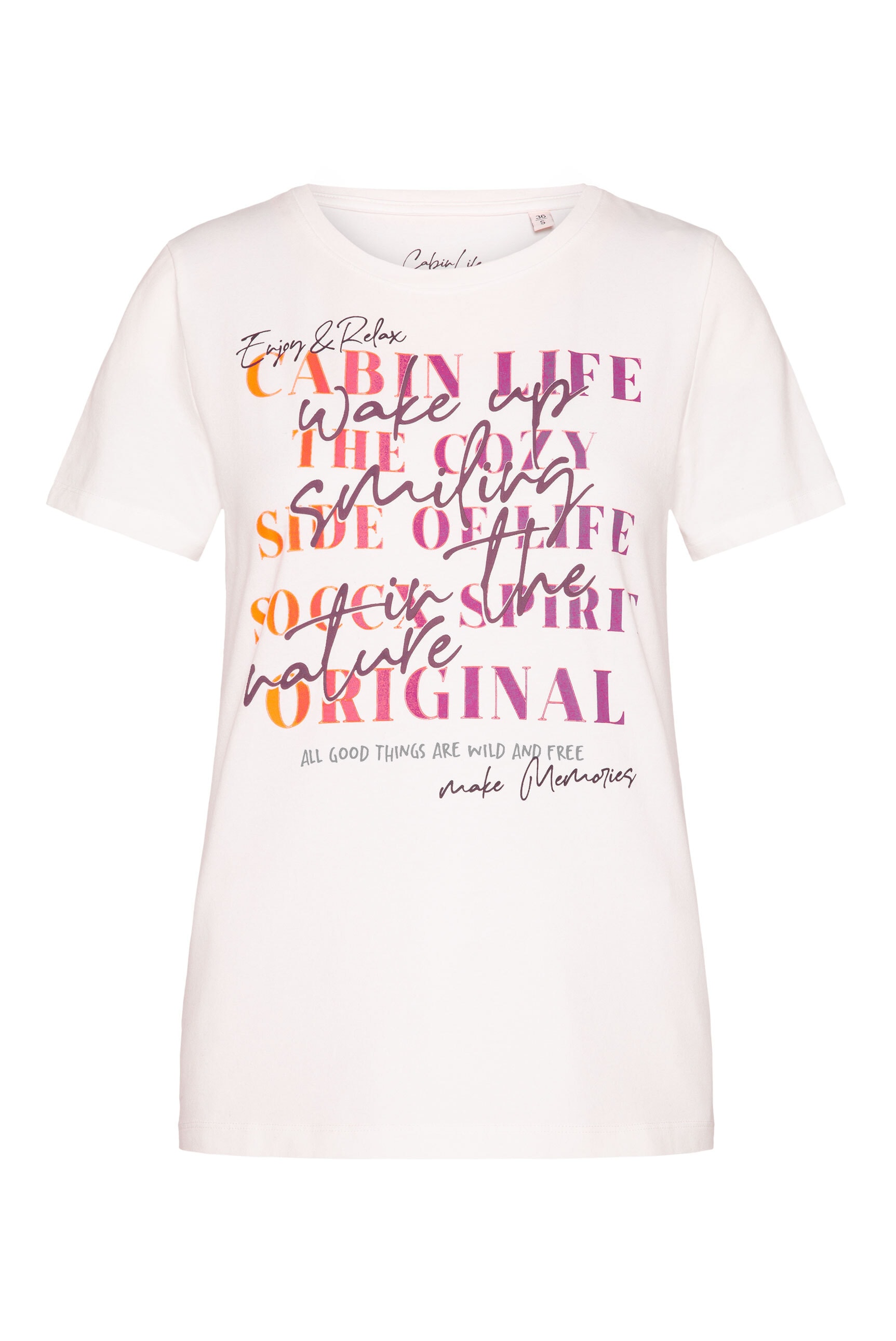 SOCCX Rundhalsshirt, mit Baumwolle