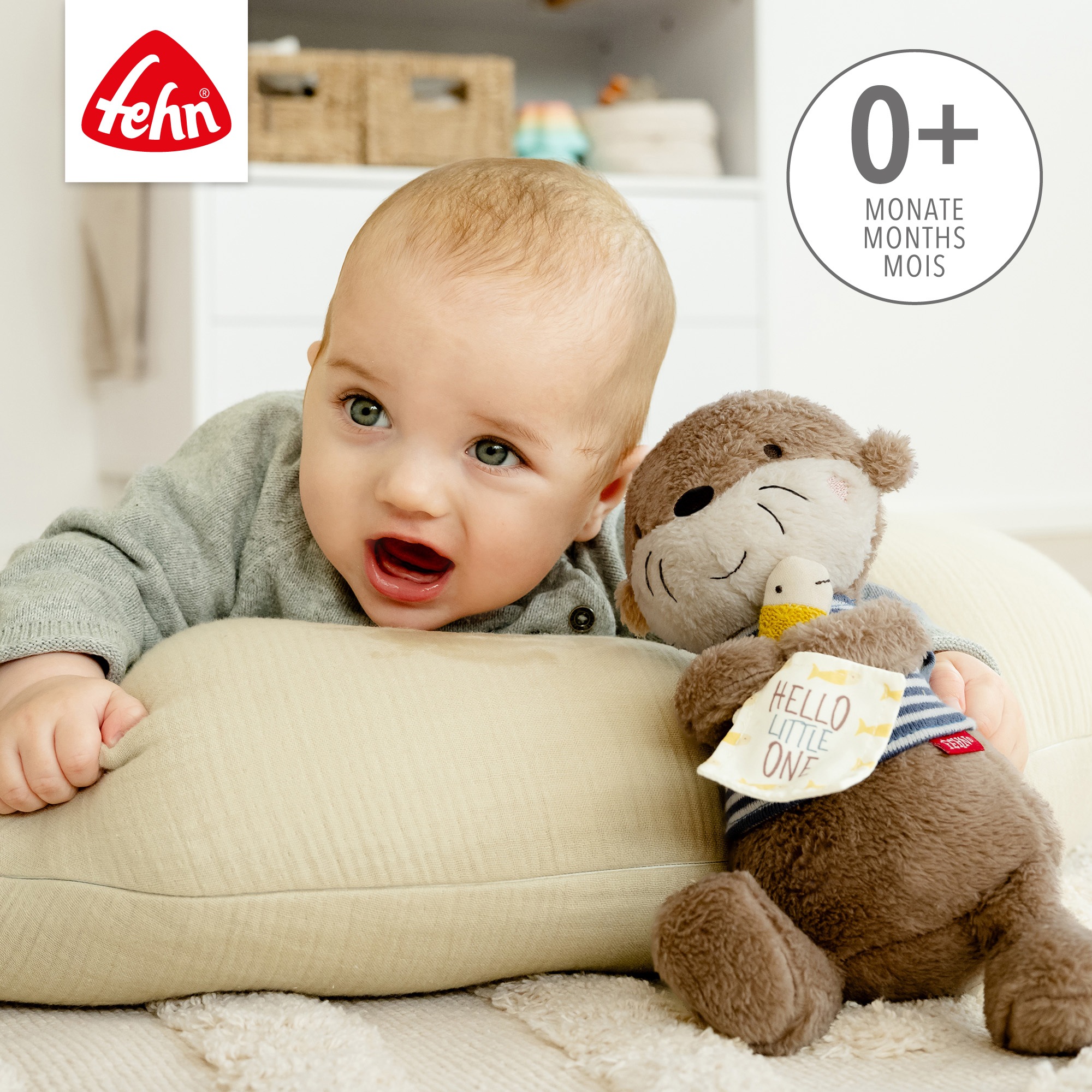 Fehn Kuscheltier »Otter Theo, Otter Hello little One«
