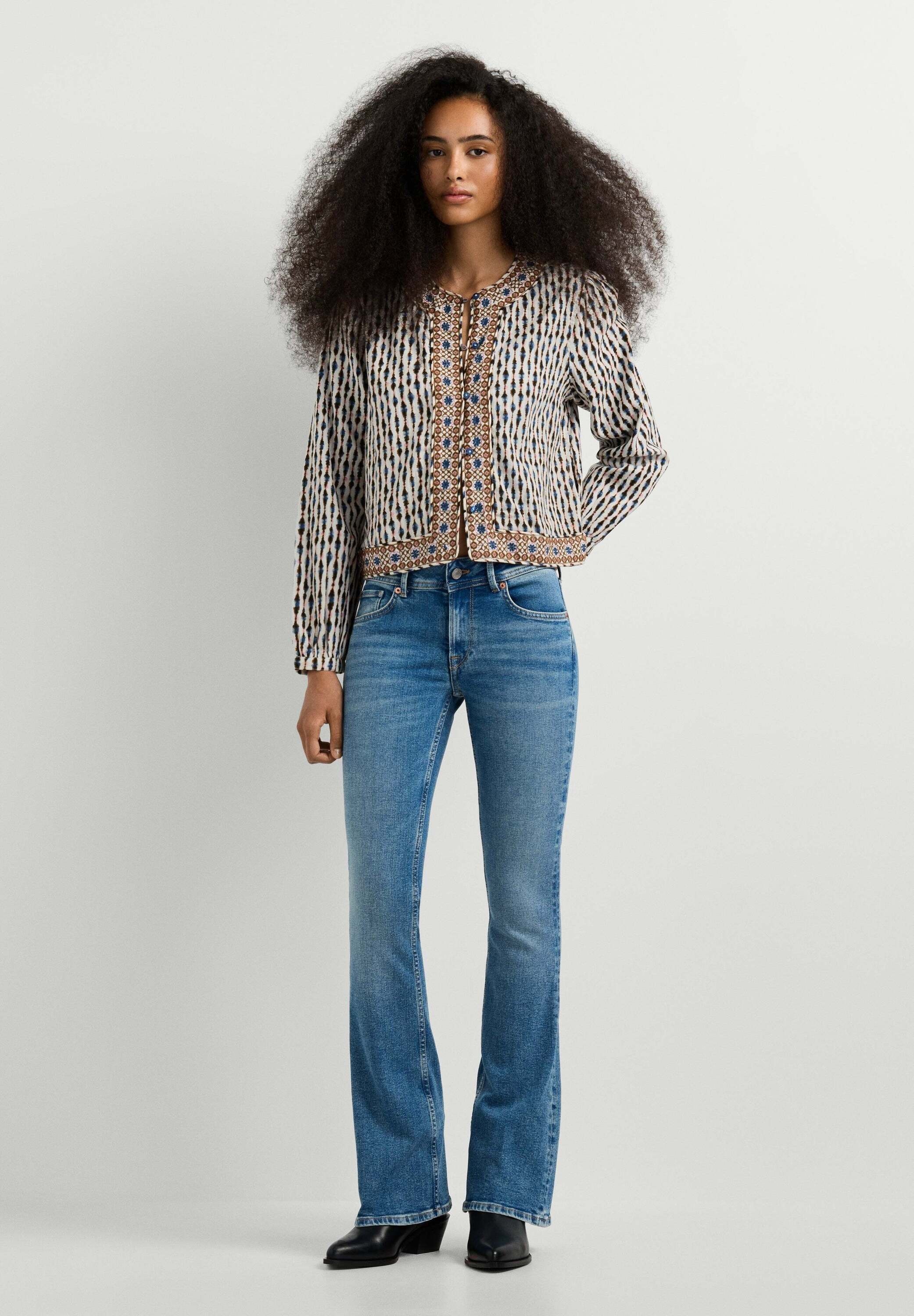 Pepe Jeans Slim-fit-Jeans »straight leg jeans FLARE LW PIMLICO«