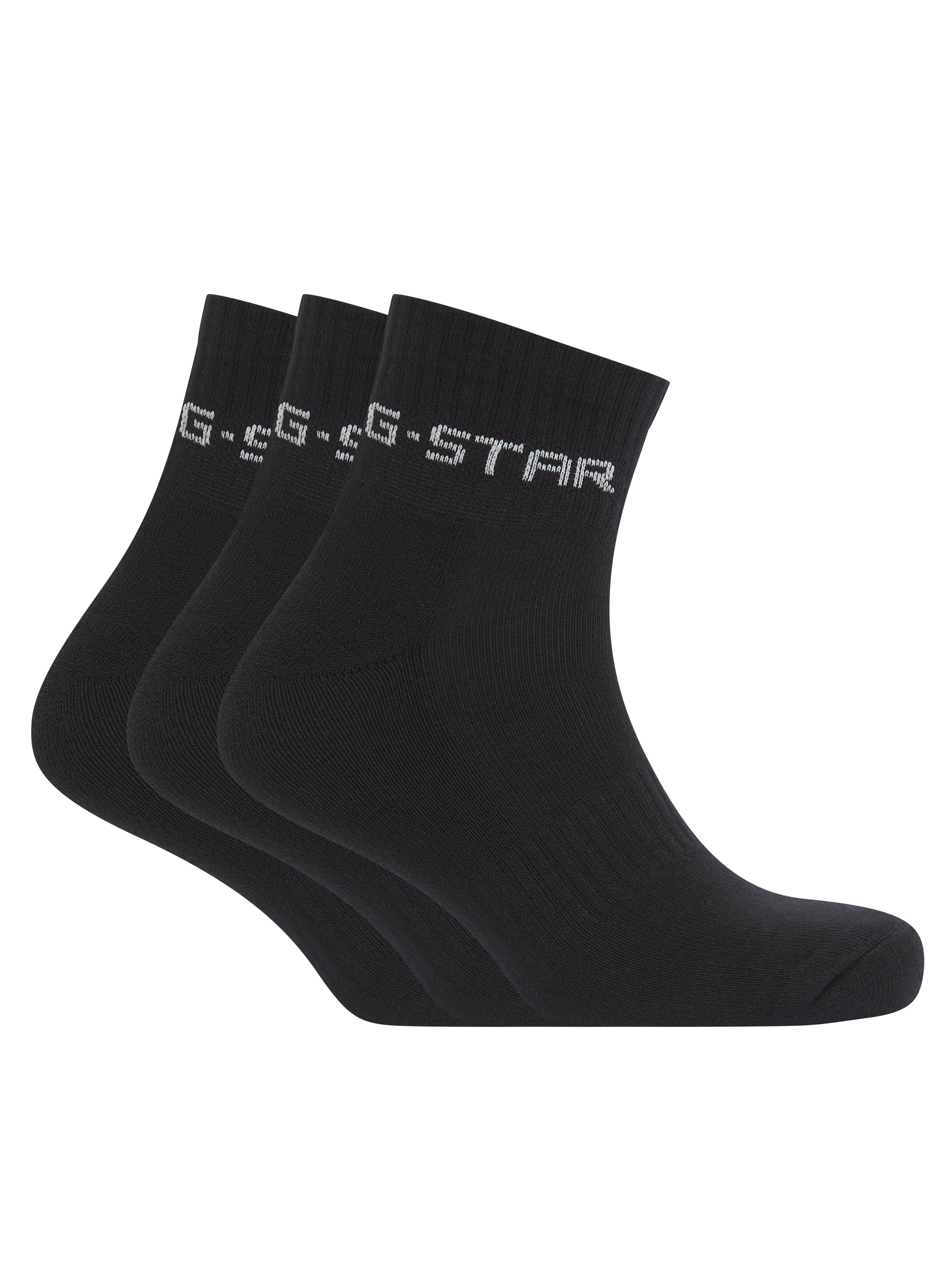 G-STAR Kurzsocken "GROVE, 3 PACK ANKLE SPORTS SOCKS" Packung, 3 Paar tlg. mit Logo-Jacquard