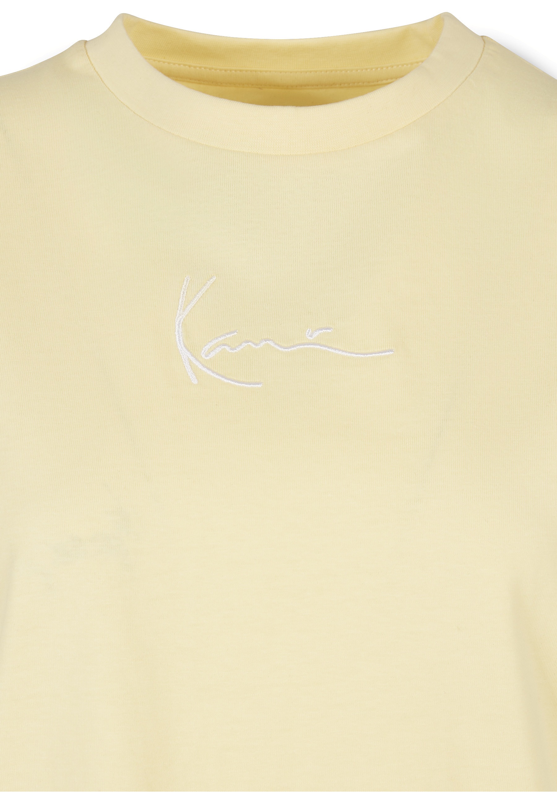 Karl Kani T-Shirt »Karl Kani Damen KW221-001-2 Small Signature Tee light yellow« 1 Stk.
