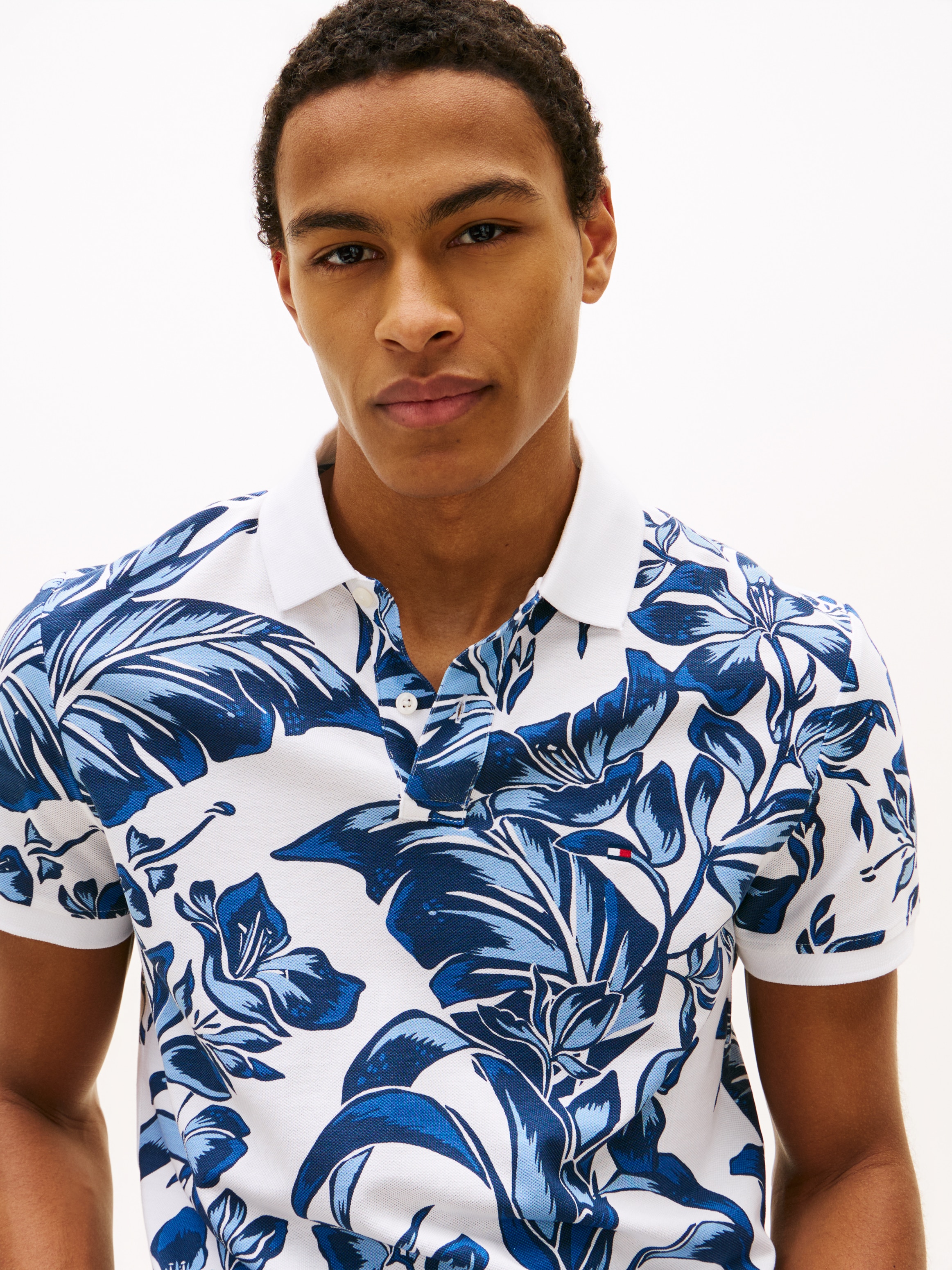Tommy Hilfiger Poloshirt »FLORAL AOP REGULAR« mit Blumenprint, regular fit