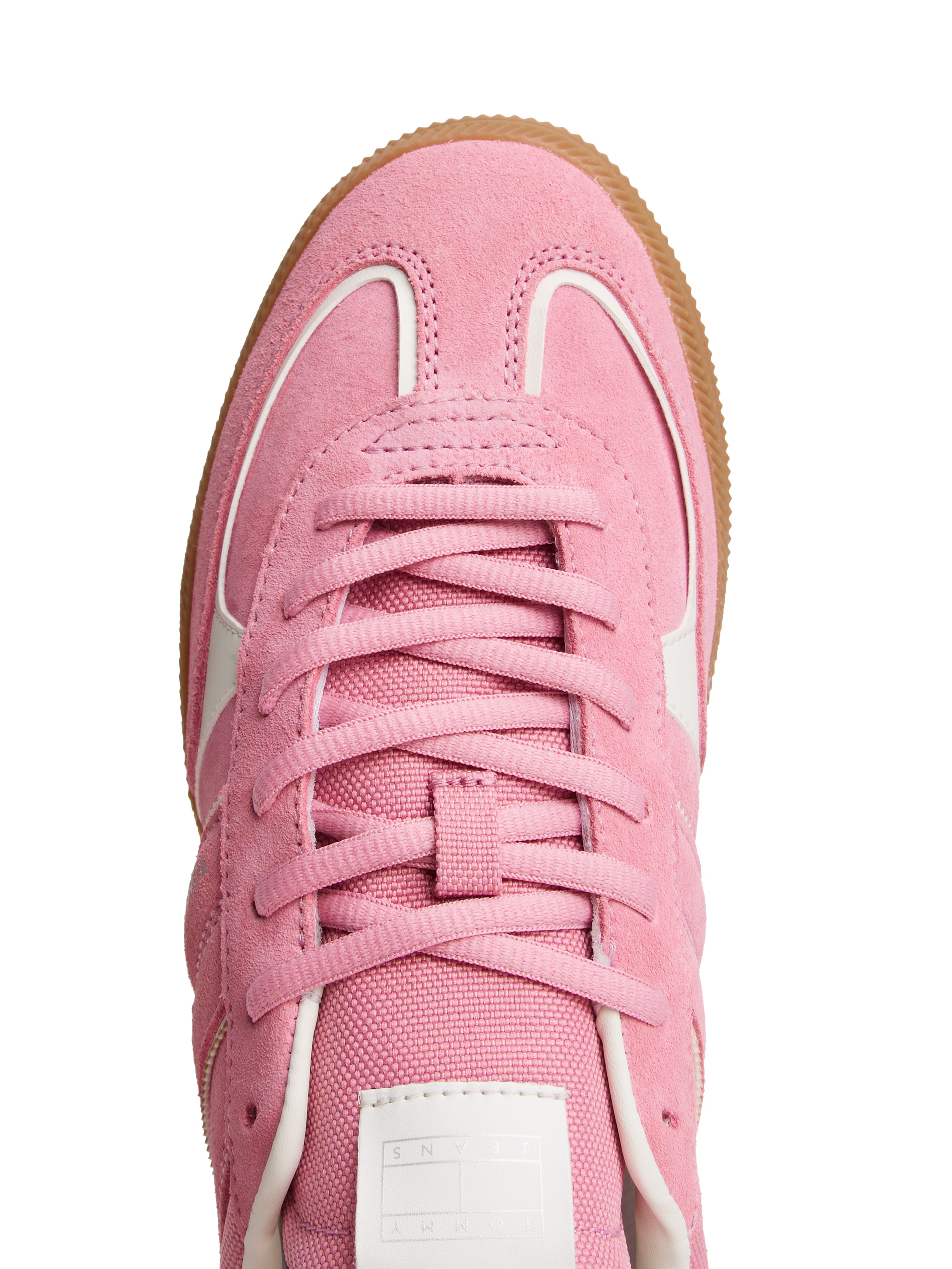 Tommy Jeans Plateausneaker »THE GREENWICH EDGE«, Freizeitschuh, Halbschuh, Schnürer mit Kontrast-Details