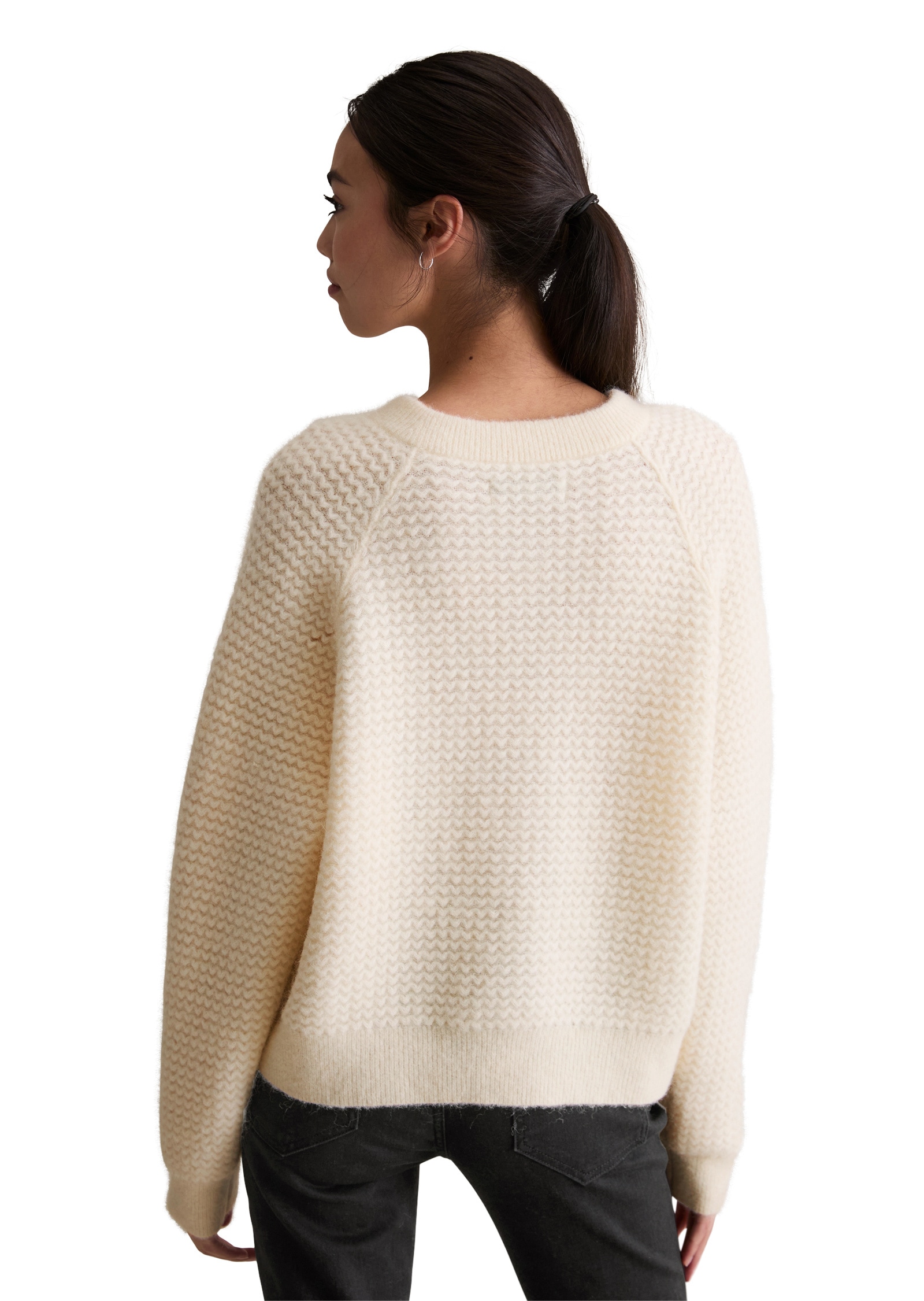 Thumbnail - Marc OPolo DENIM Strickpullover "aus weichem Schurwolle-Alpakawolle-Mix"