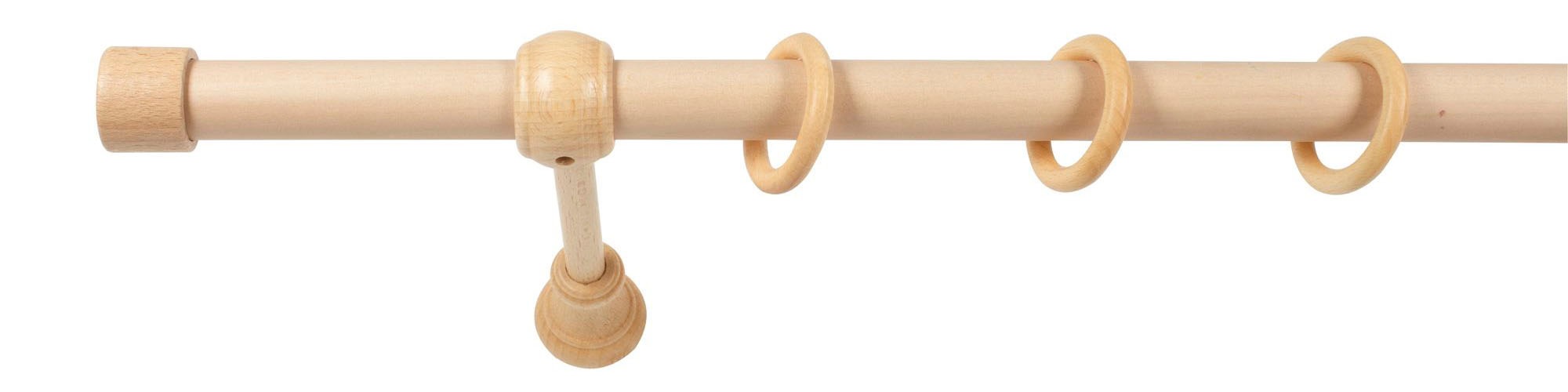 SN DECO GROUP Gardinenstange »Cafiro«, 1 läufig-läufig, Fixmaß