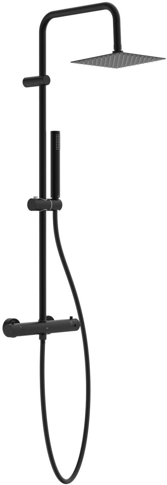 welltime Brausegarnitur "Porto" Duschsystem inkl. Thermostat mit Sicherheit günstig online kaufen