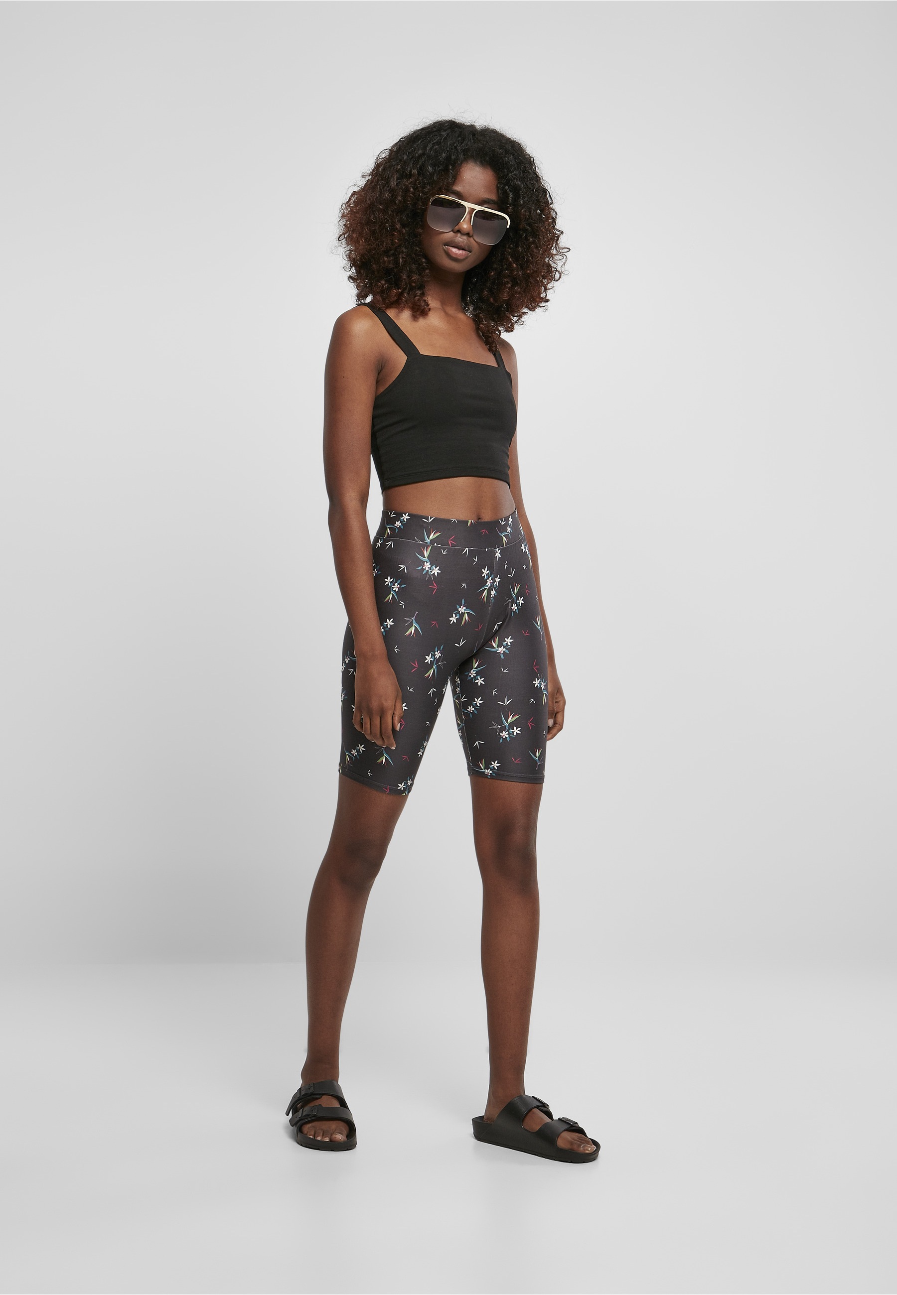 URBAN CLASSICS Fahrradhose »Urban Classics Damen Ladies Soft AOP Cycle Shorts«