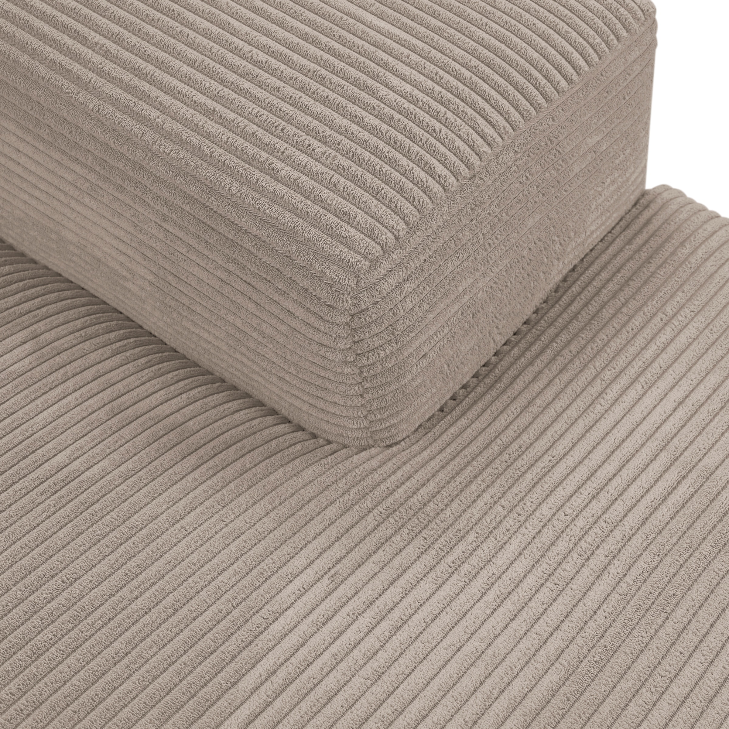 WERK2 Ecksofa Rozzana, in modischem Cord-Bezug