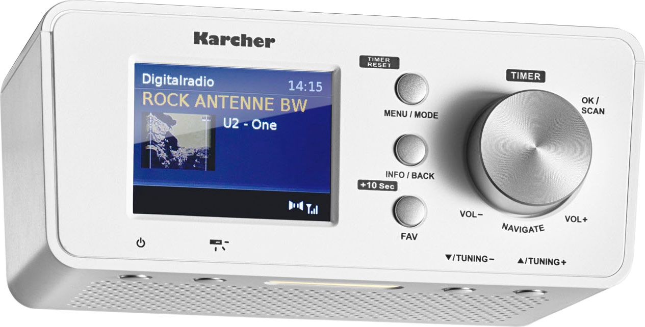 Digitalradio (DAB+) »RA 2035D«, (Bluetooth UKW mit RDS-Digitalradio (DAB+) 1,5 W),...