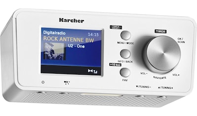 Digitalradio (DAB+) »RA 2035D«, (Bluetooth UKW mit RDS-Digitalradio (DAB+) 1,5 W)