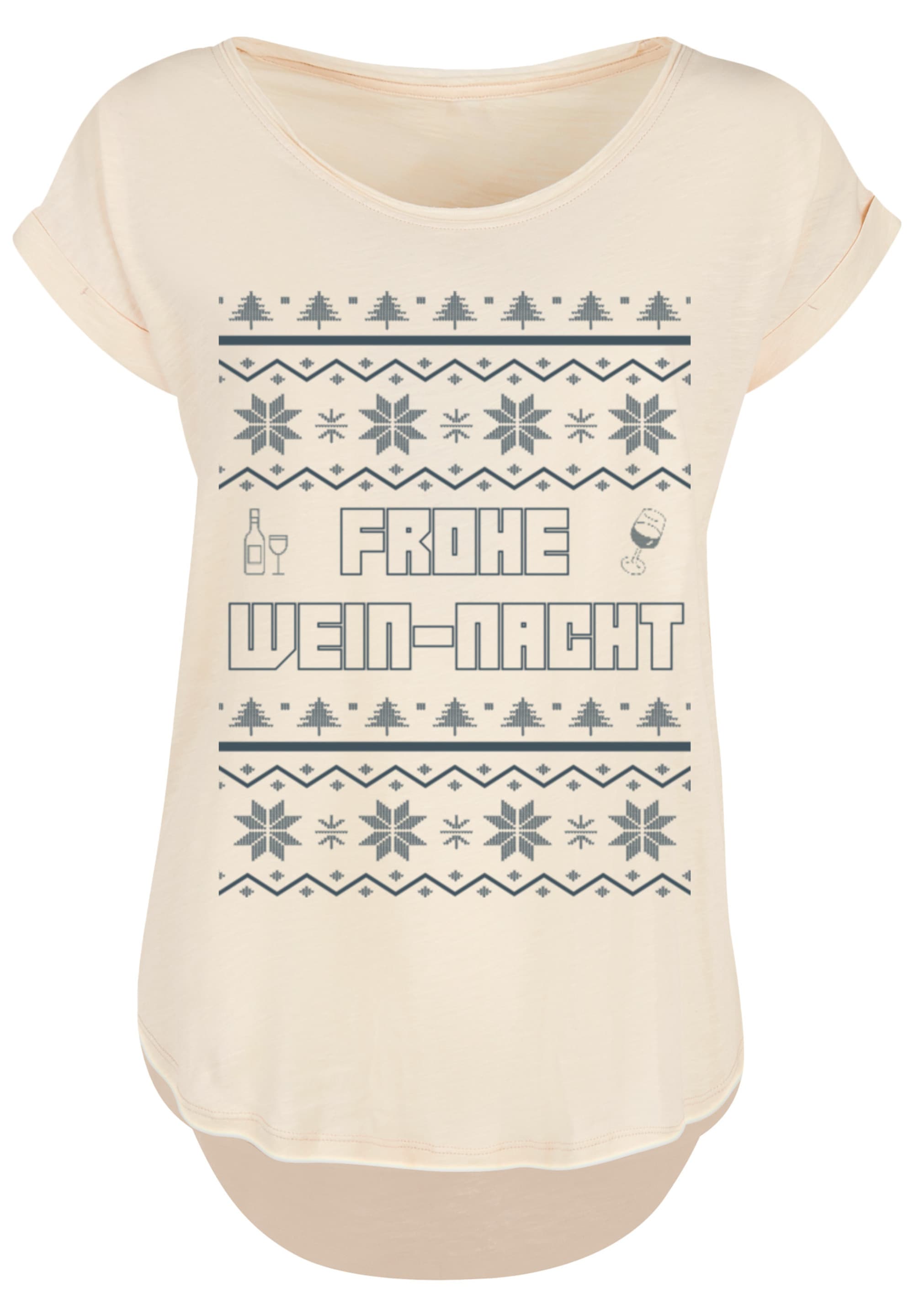 F4NT4STIC T-Shirt "Frohe Wein-Nacht", Print günstig online kaufen