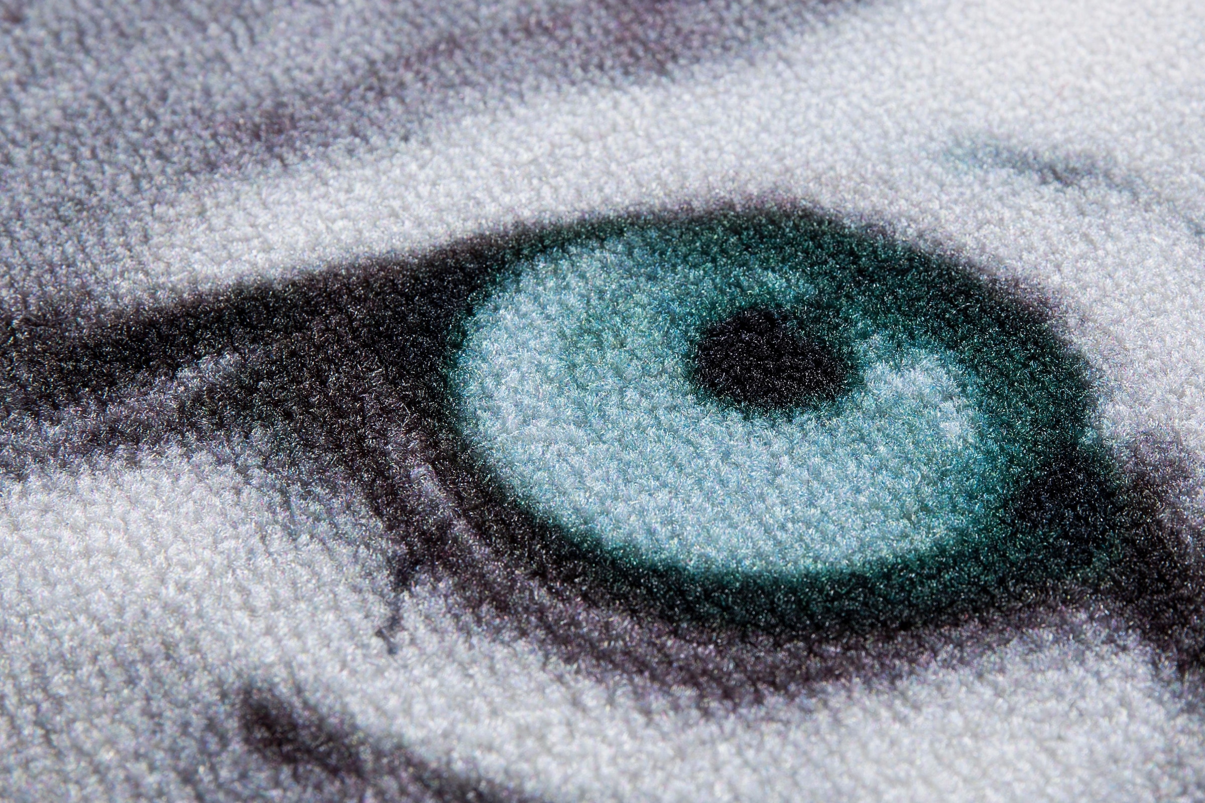 Andiamo Teppich »Weißer Tiger«, rechteckig, 4 mm Höhe, Wohnzimmer