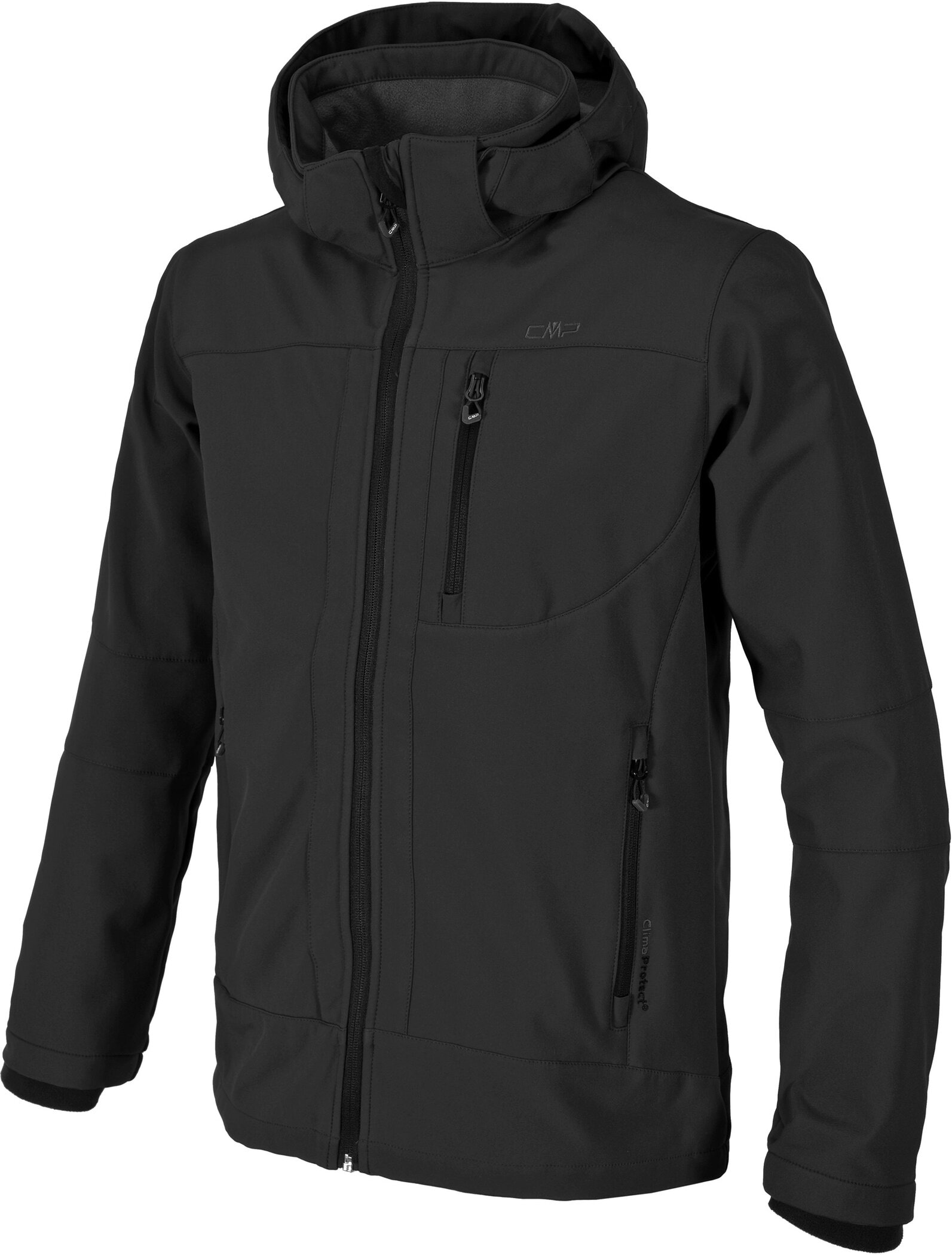 CMP Softshelljacke, (1 St.), mit Kapuze, Wasserabweisend & Winddicht & Atmungsaktiv