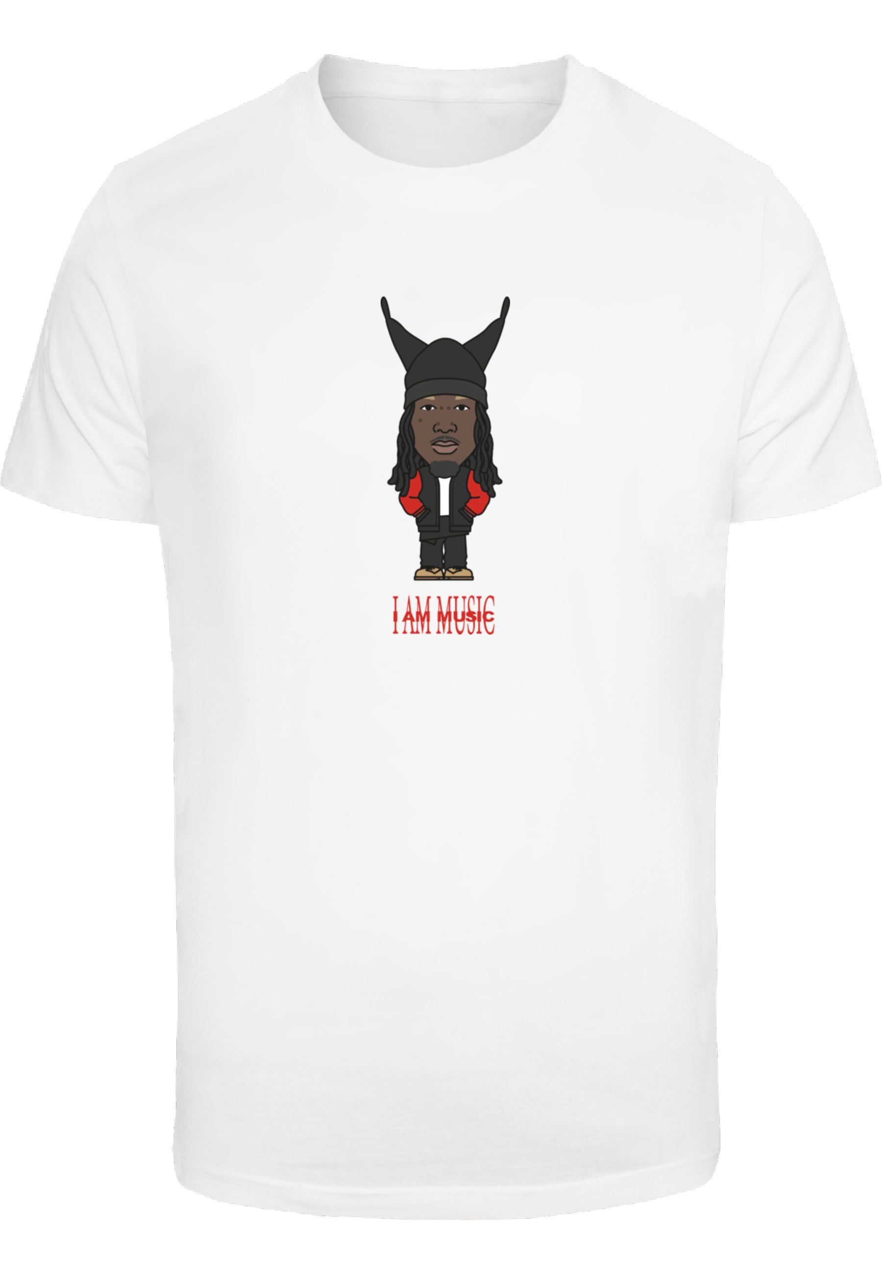 MisterTee T-Shirt "MisterTee Herren I Am Music Tee" 1 Stk.