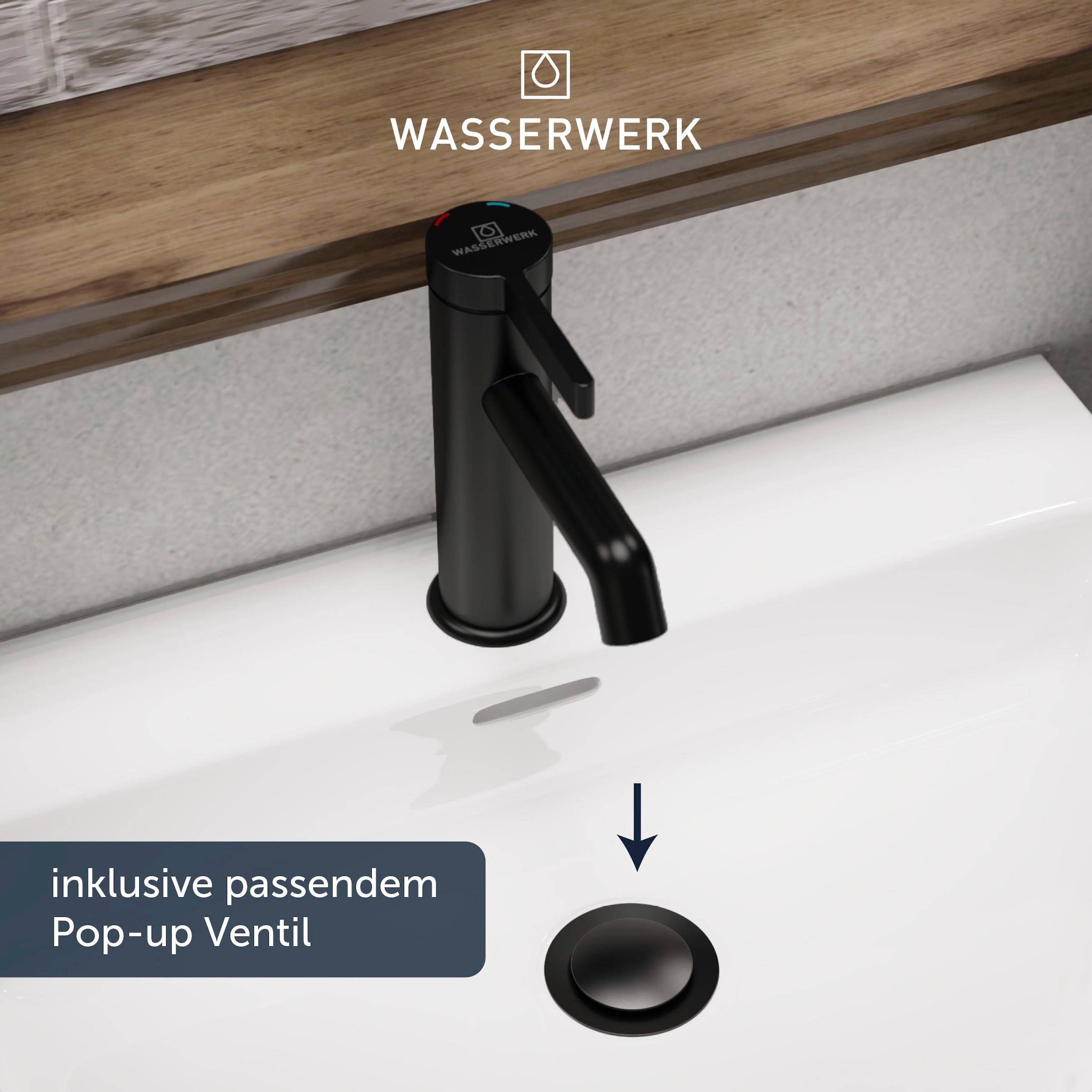 WASSERWERK Waschtischarmatur »WT 11«, inkl. Popup, wassersparend