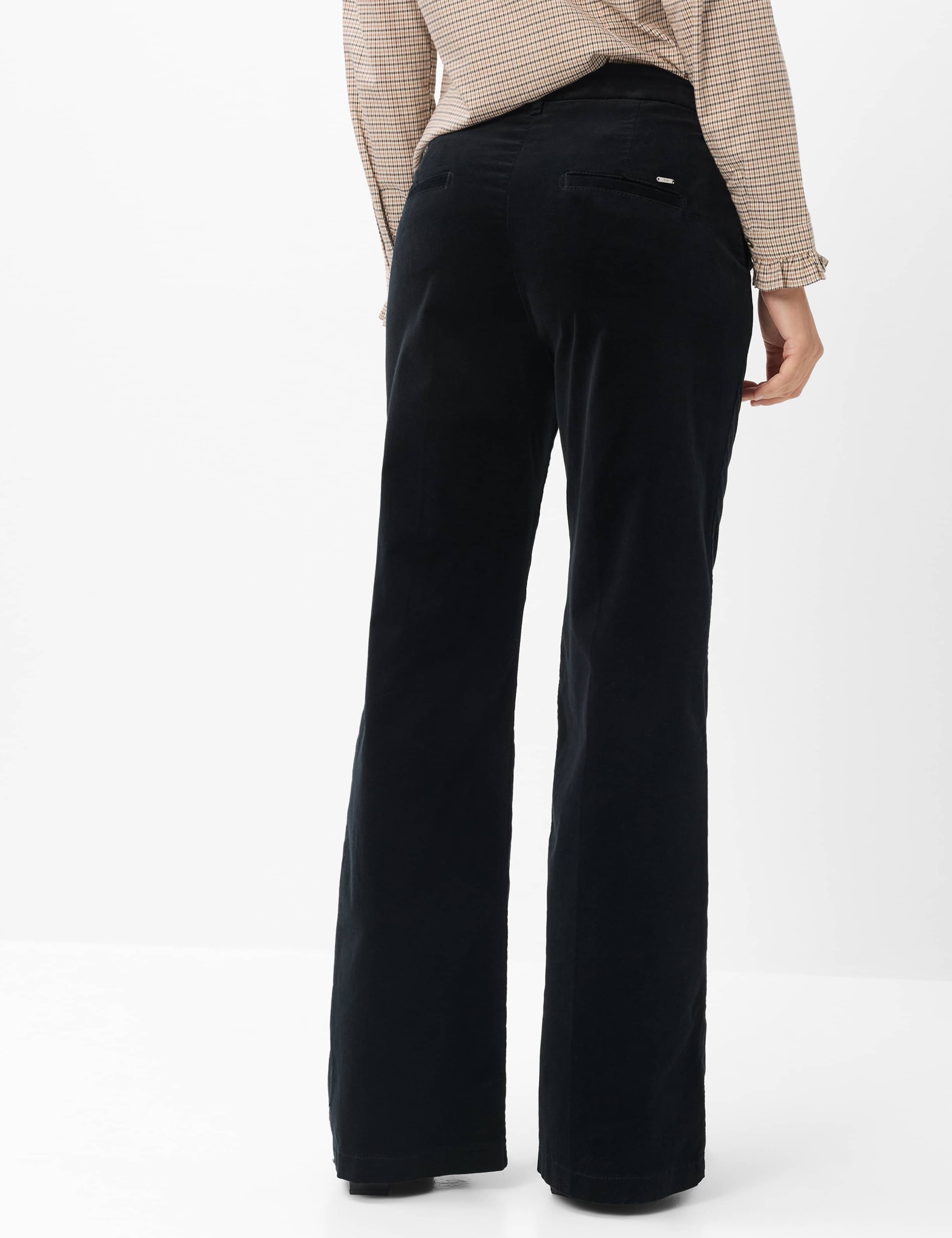 Brax 5-Pocket-Hose »Style MAINE«  Velvet: Palazzohose im Wide Leg