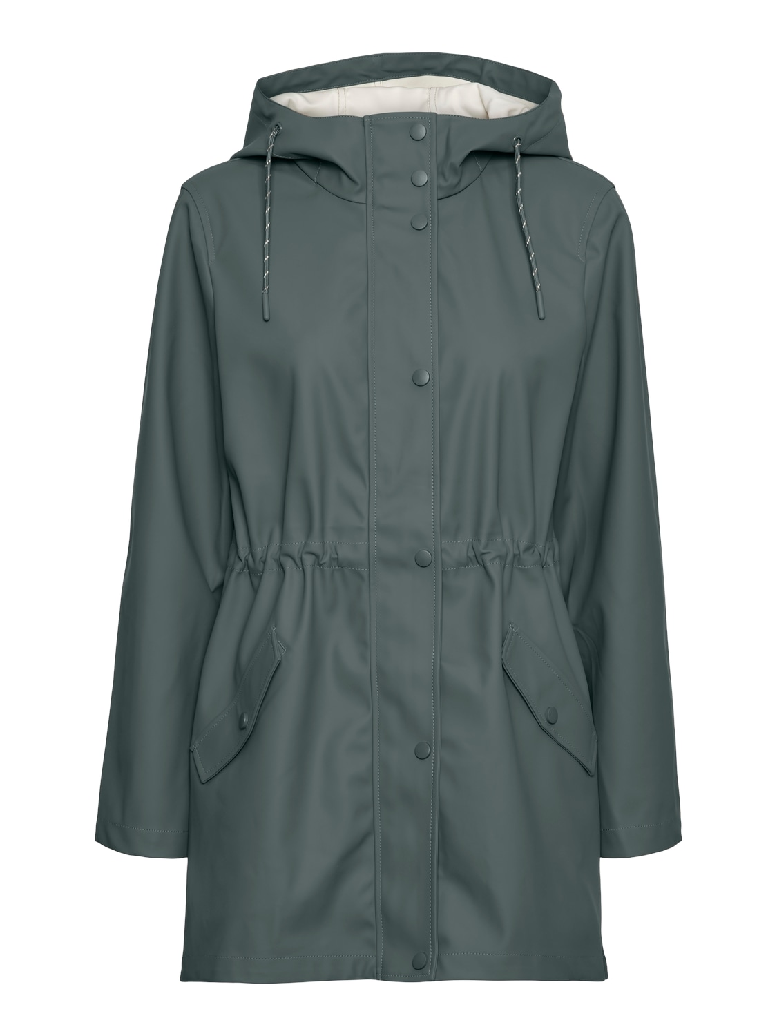 Vero Moda Regenjacke "VMMALOU COATED JACKET" mit Kapuze Lederimitat günstig online kaufen