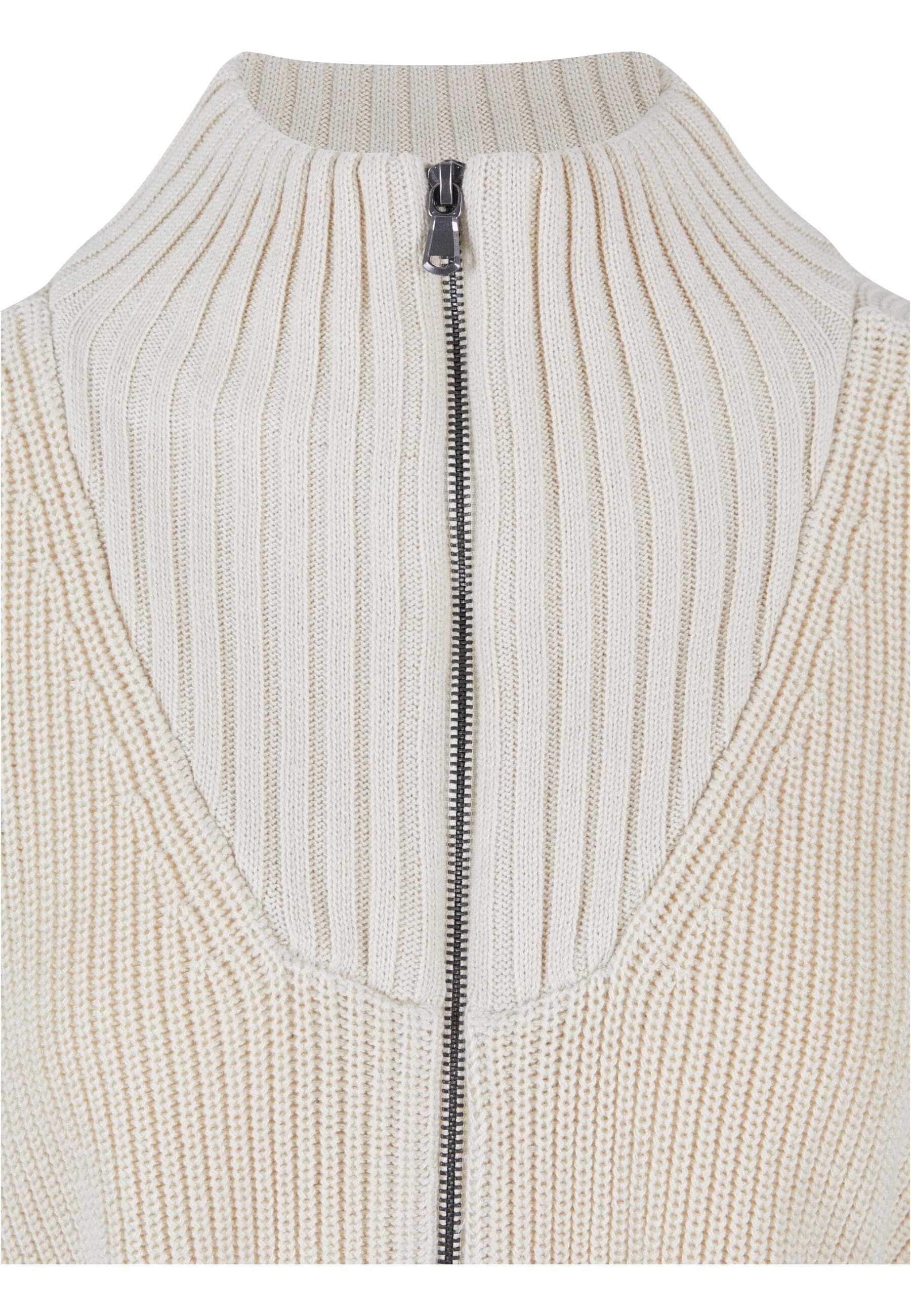 URBAN CLASSICS Strickjacke »Urban Classics Damen Ladies Knitted Zip Cardigan«