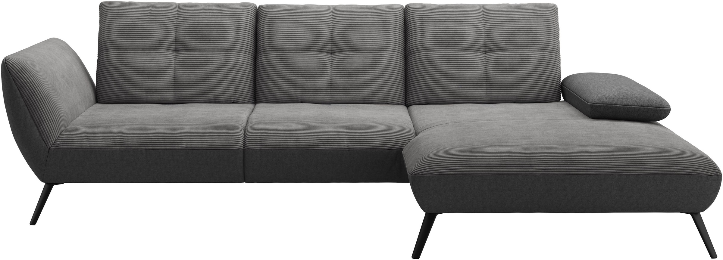Places of Style Ecksofa »Mikado L-Form«, inkl. Sitztiefenverstellung und Armteilverstellung