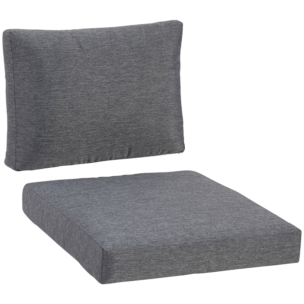 KONIFERA Gartenlounge-Set »Stockholm«, (Set, 12 tlg., 2x Sessel, 1x 2er Bank, 1x Tisch 100x60x46 cm)