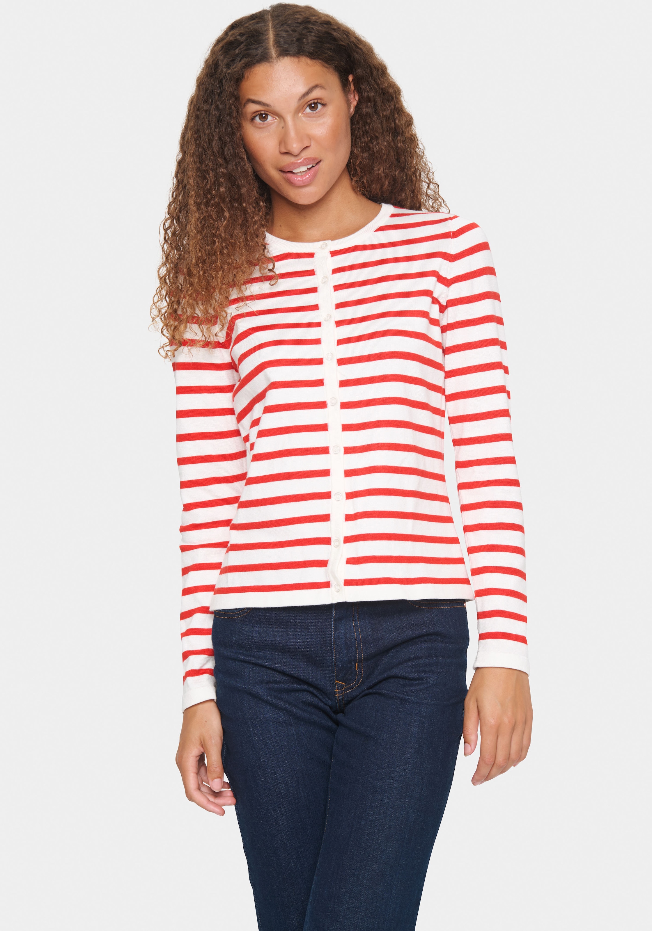 Strickjacke »MilaSZ Striped Cardigan«