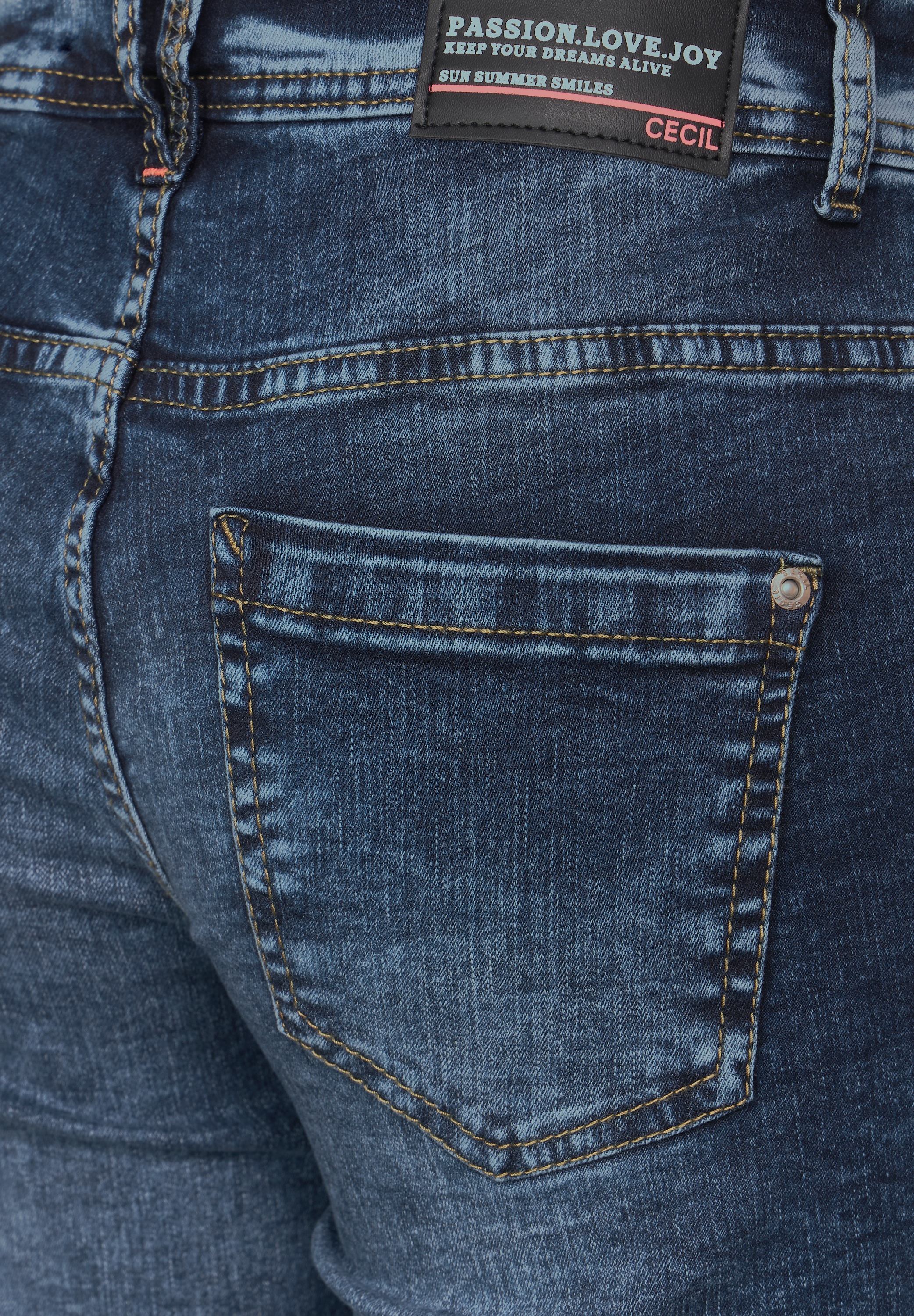 Cecil Gerade Jeans, 5-Pocket-Style