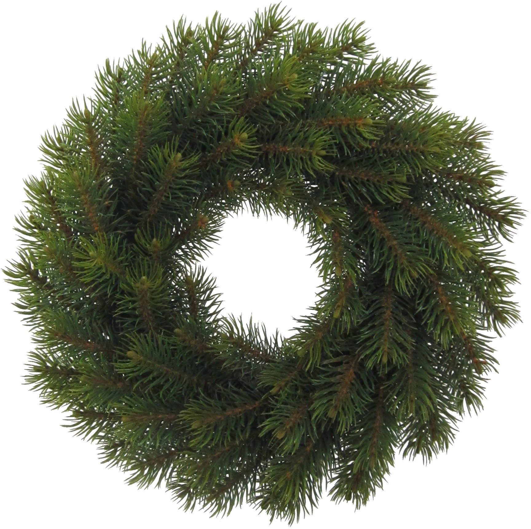 Creativ green Winterliche Kunstpflanze »Weihnachtsdeko«, Kranz, Ø 25 cm, 2er-Set