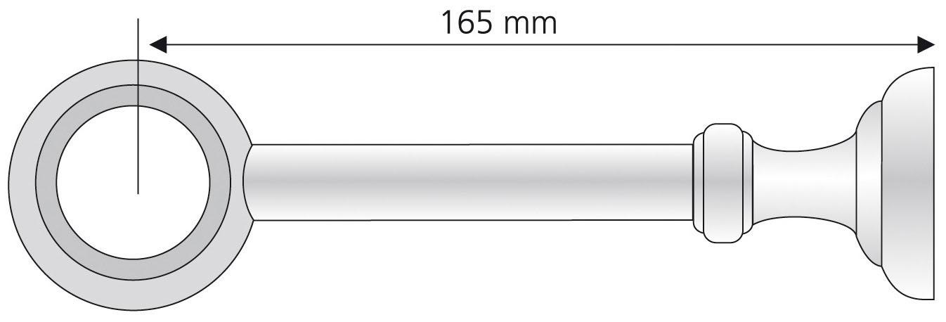 Liedeco Träger »Thüringen«, (1 St.), für Gardinenstangen Ø 28 mm bestellen  | BAUR