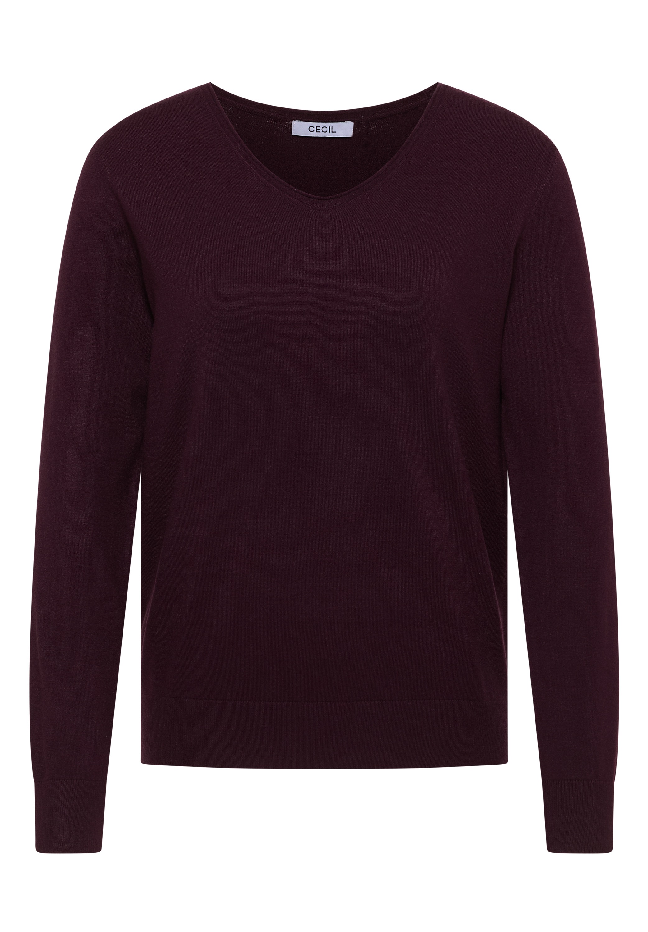 Cecil Strickpullover, mit Materialmix